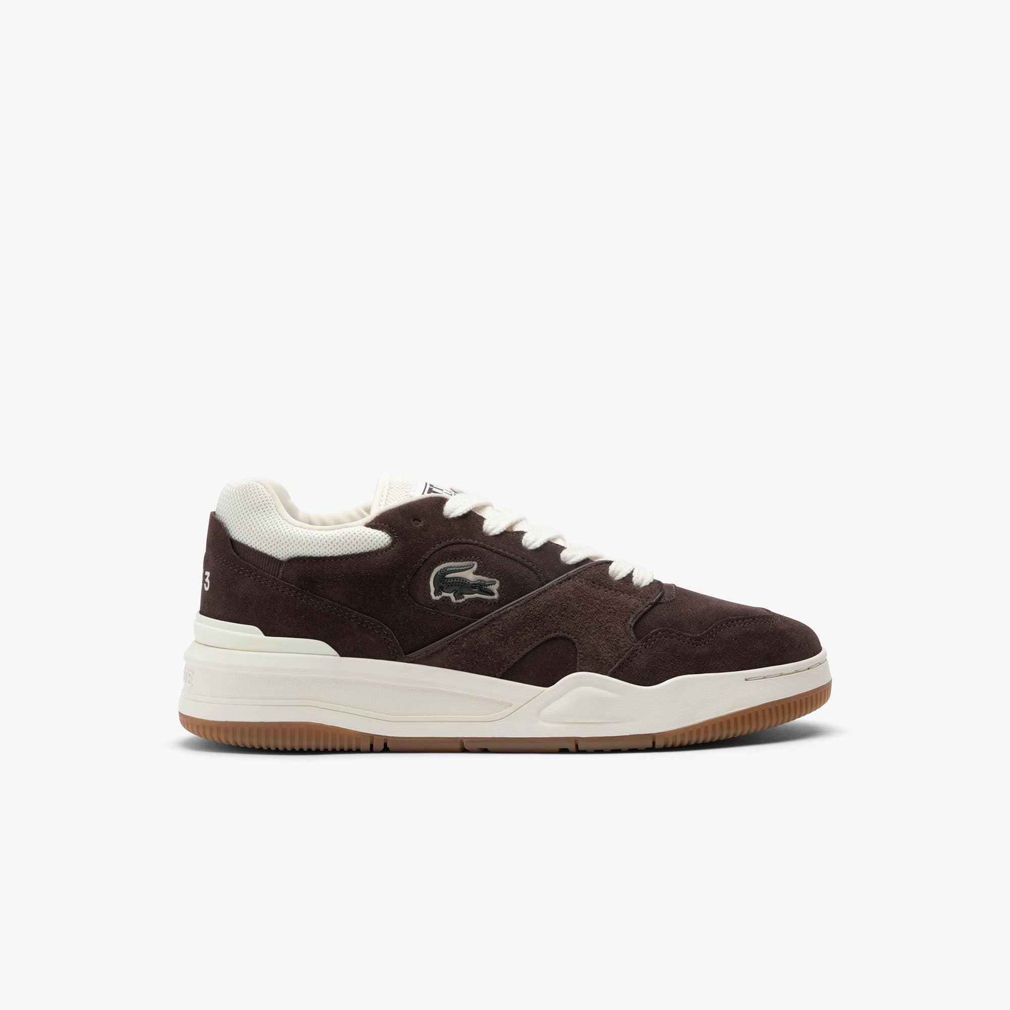 Men's Lineshot Suede Sneakers - DK BRW/GUM