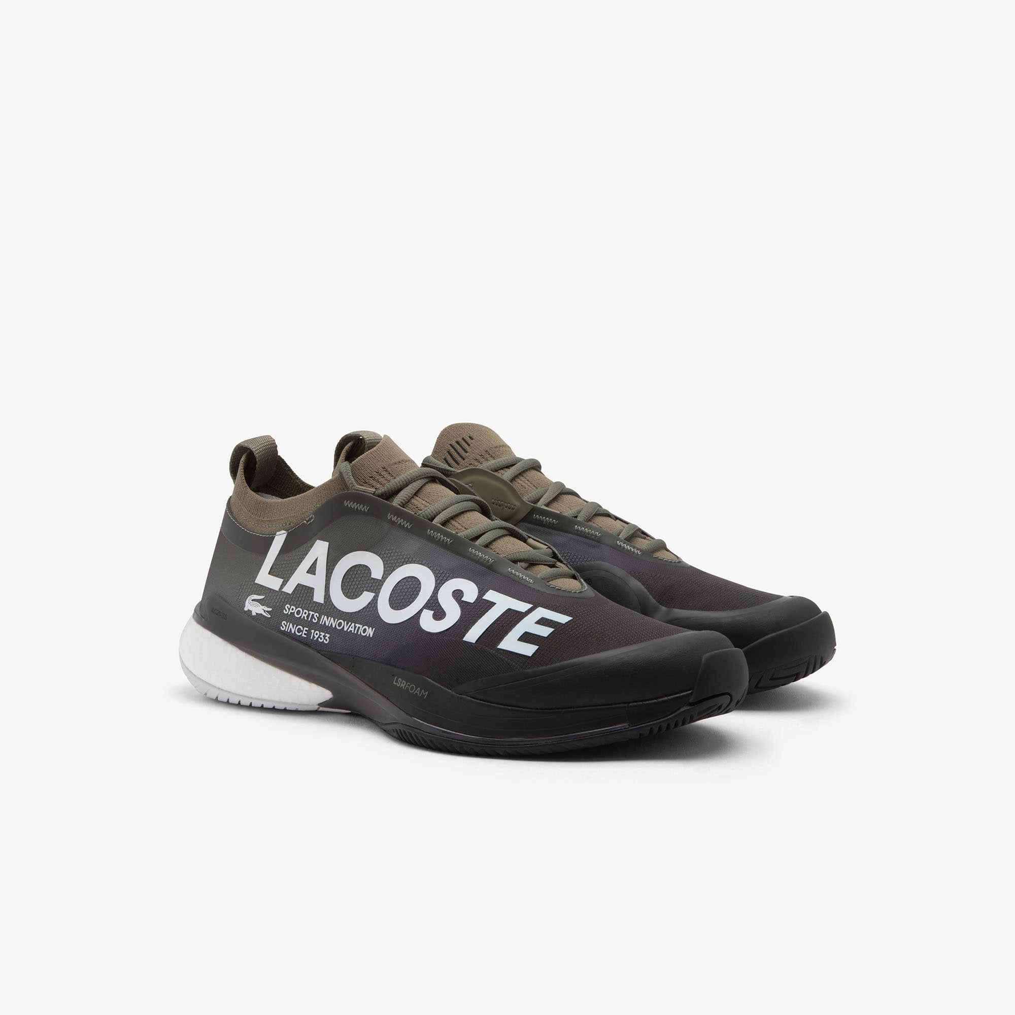 Men's AG-LT25 Lite Tennis Shoes - KHK/BLK
