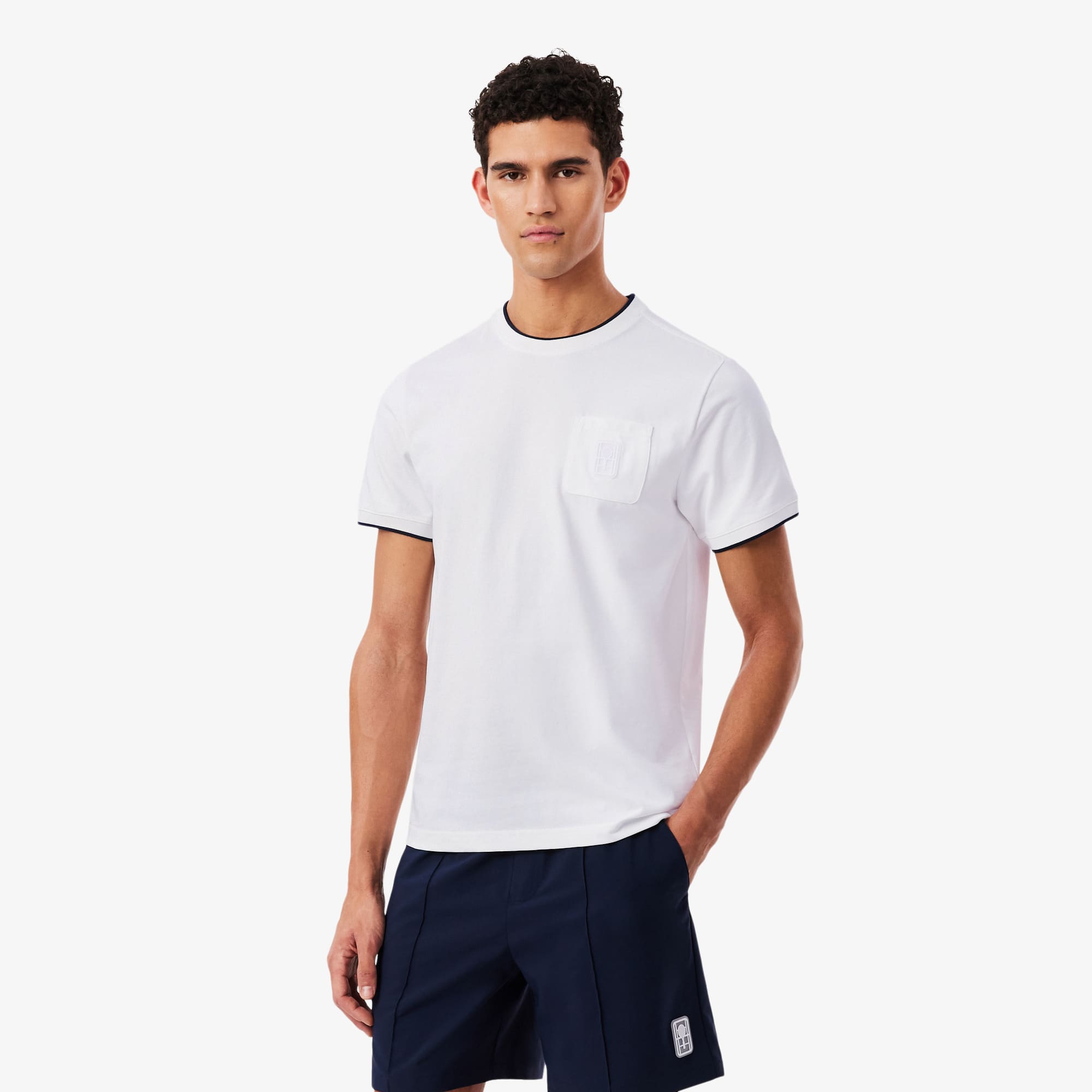 Ultra Dry Tennis Heritage Badge T-Shirt - White