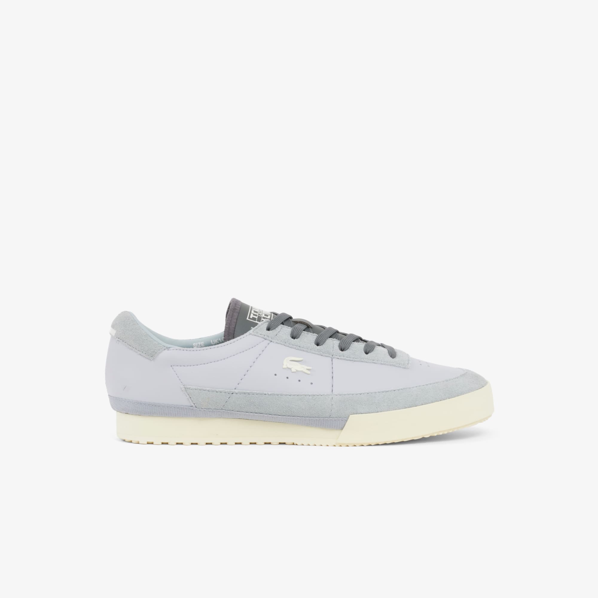 Men's Aura Leather Sneakers - LT GRY/LT YLW