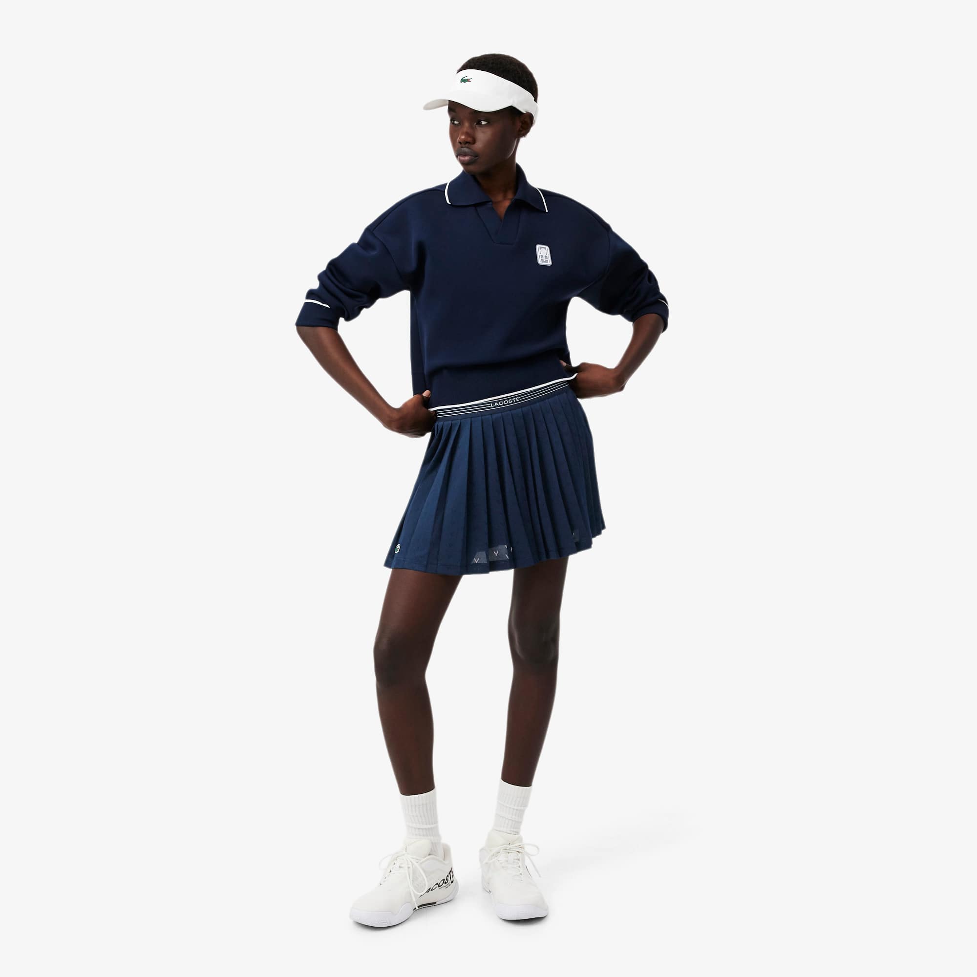 Ultra Dry Tennis Heritage Lined Skirt - Navy Blue