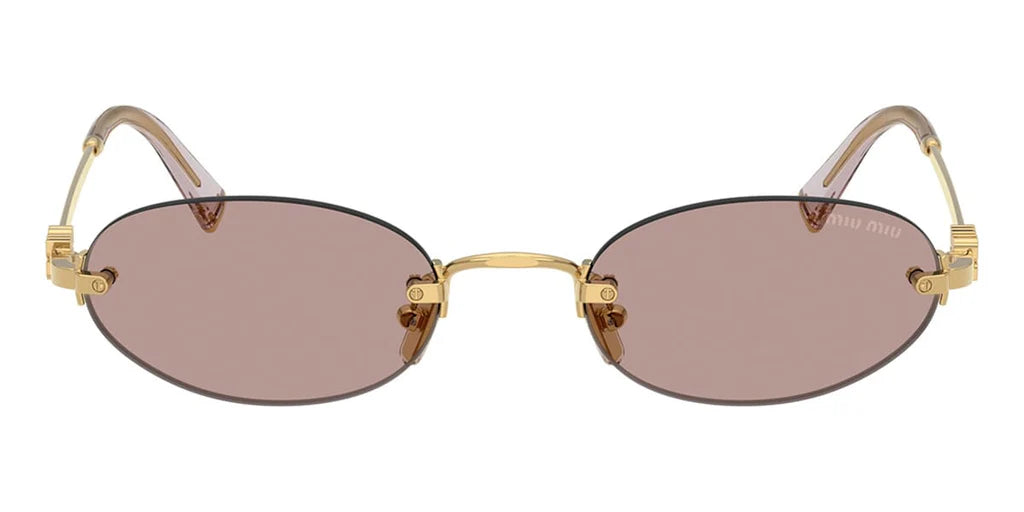 Miu Miu SMUA54S - (Gold/Light Purple Brown)