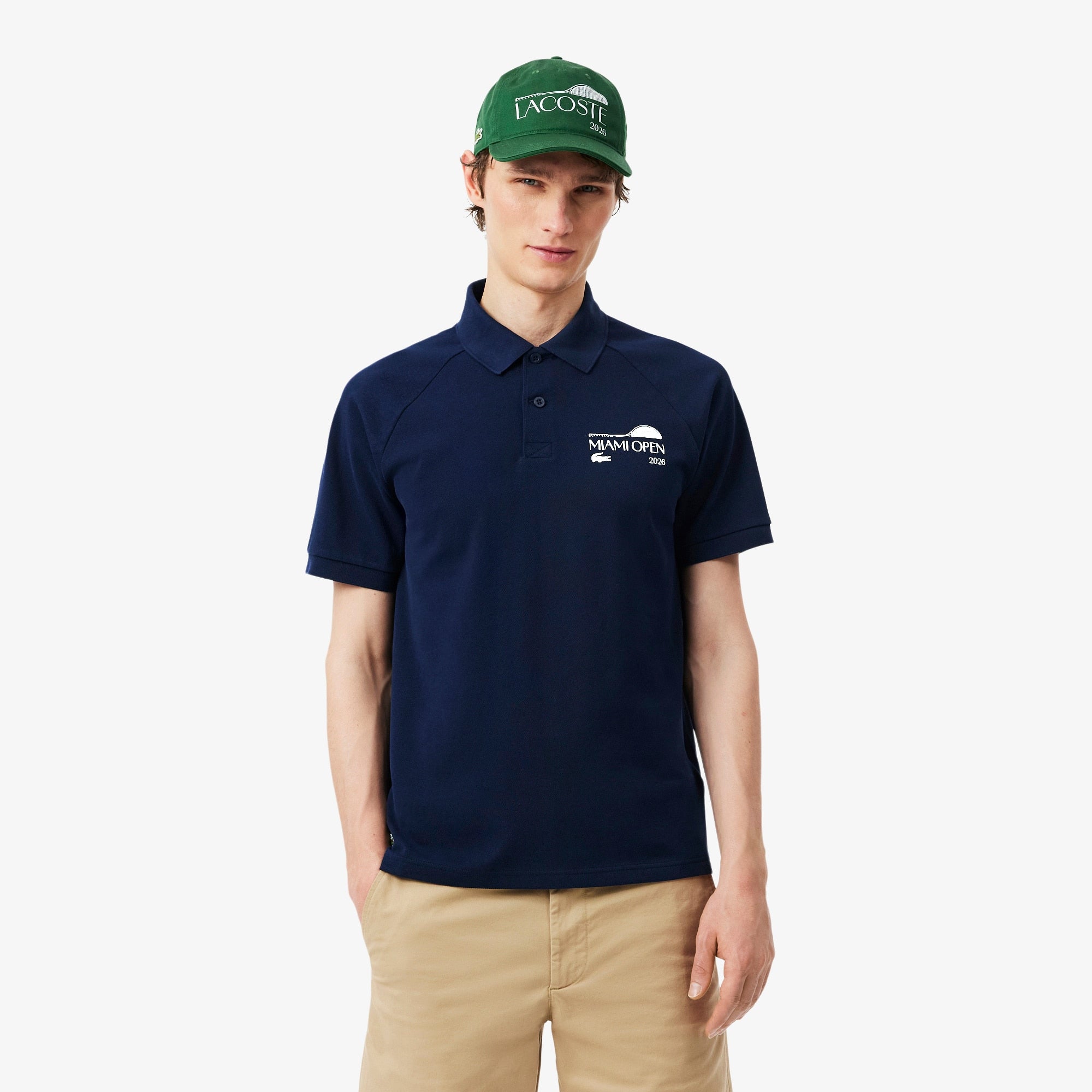 Miami Open Edition Petit Piqué Polo - Navy Blue