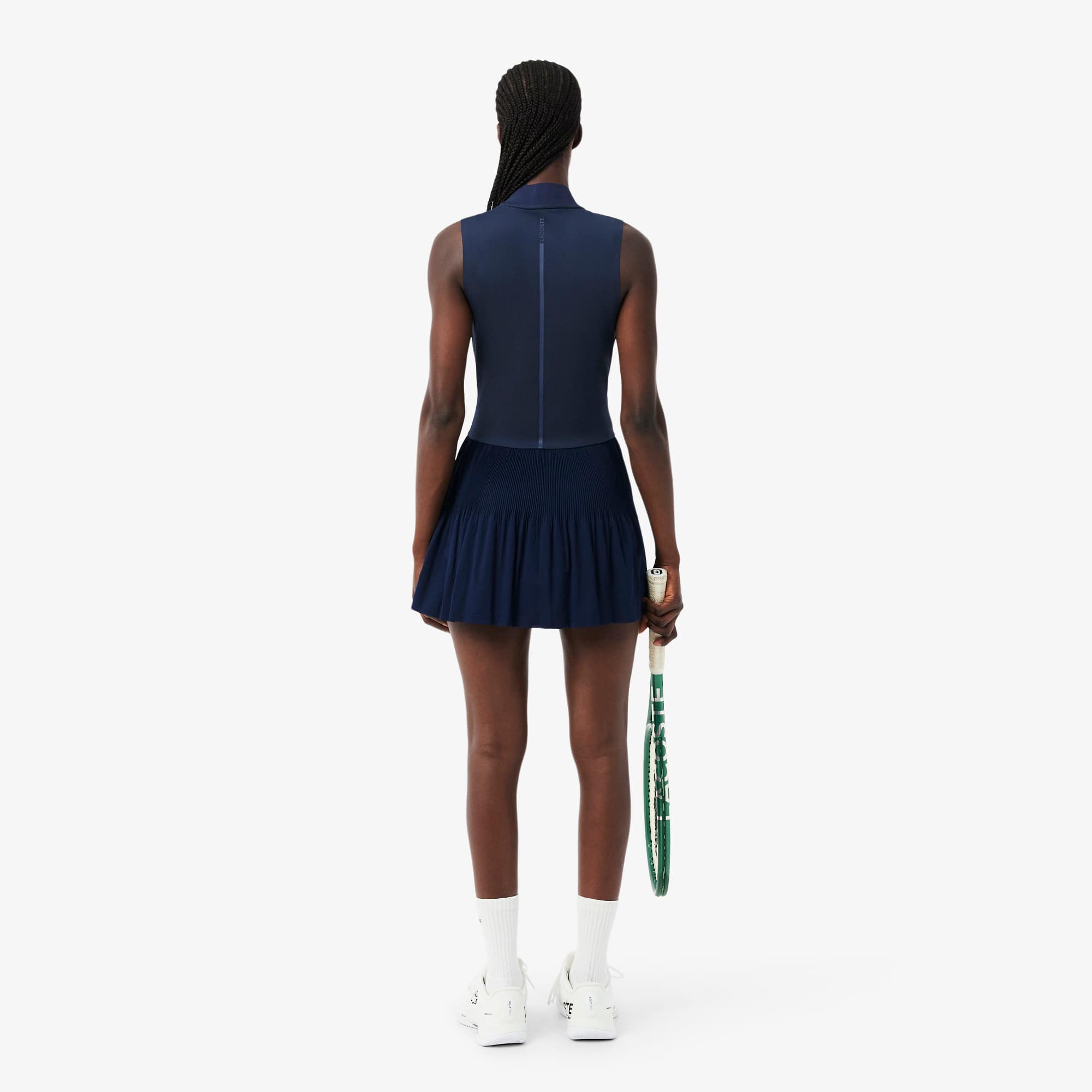 Ultra Dry Stretch Tennis Dress with Liner - Navy Blue