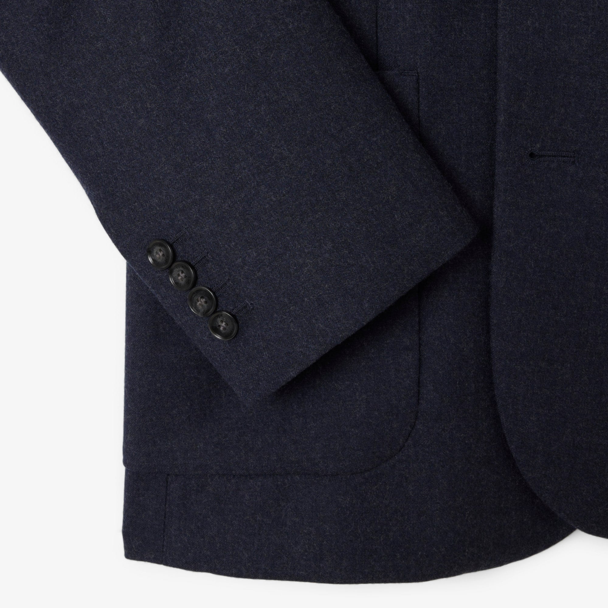 Men's Felted Wool Blazer - Blue