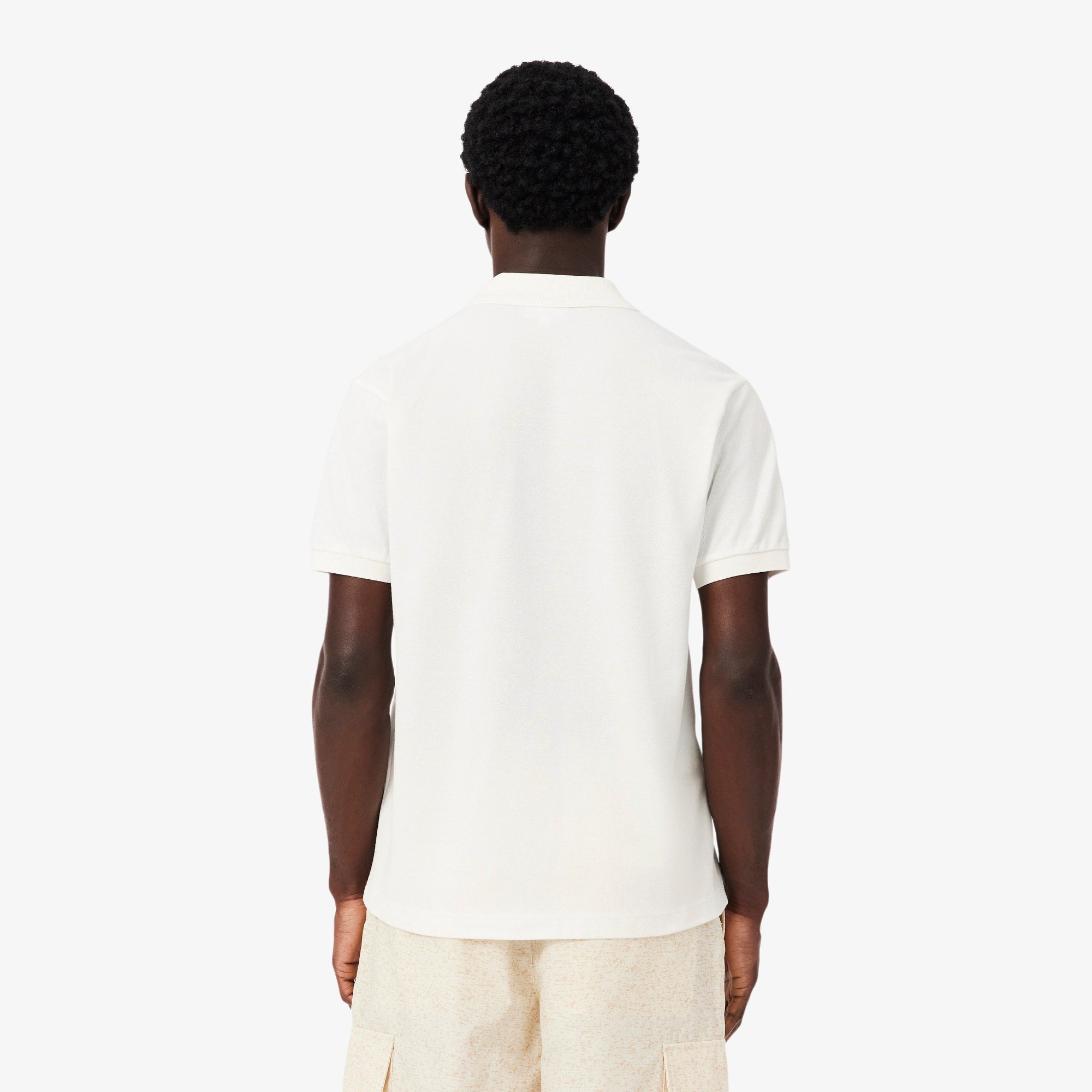 Classic Fit Graphic Branding Polo - White
