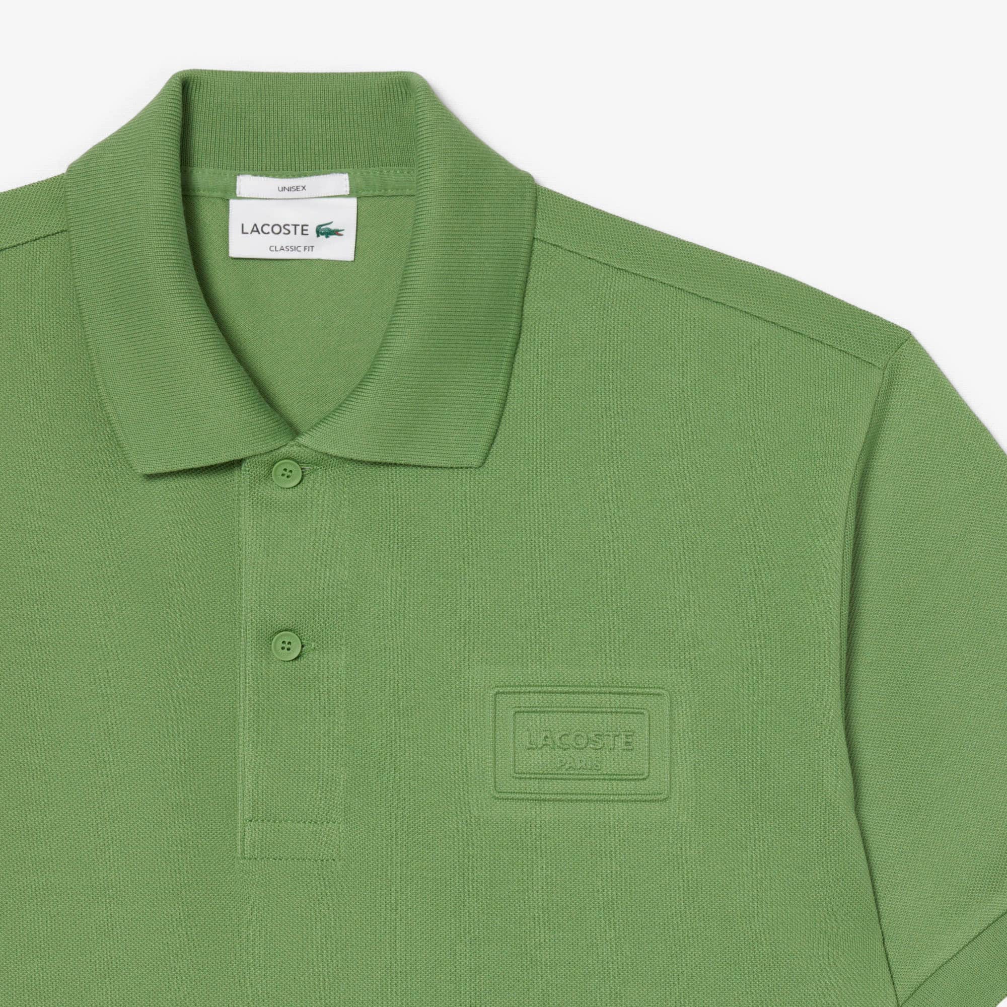 Classic Fit Embossed Branding Polo - Green