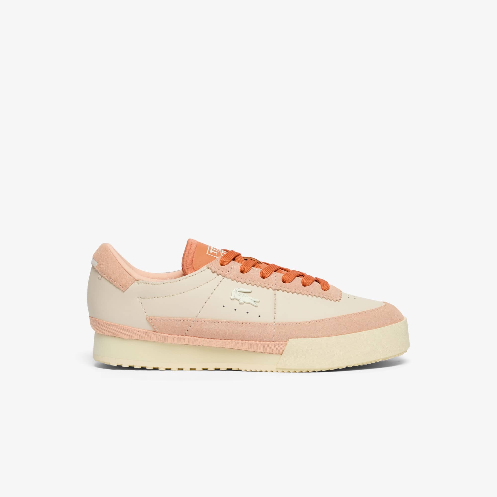Women's Aura Leather Sneakers - LT PNK/LT YLW