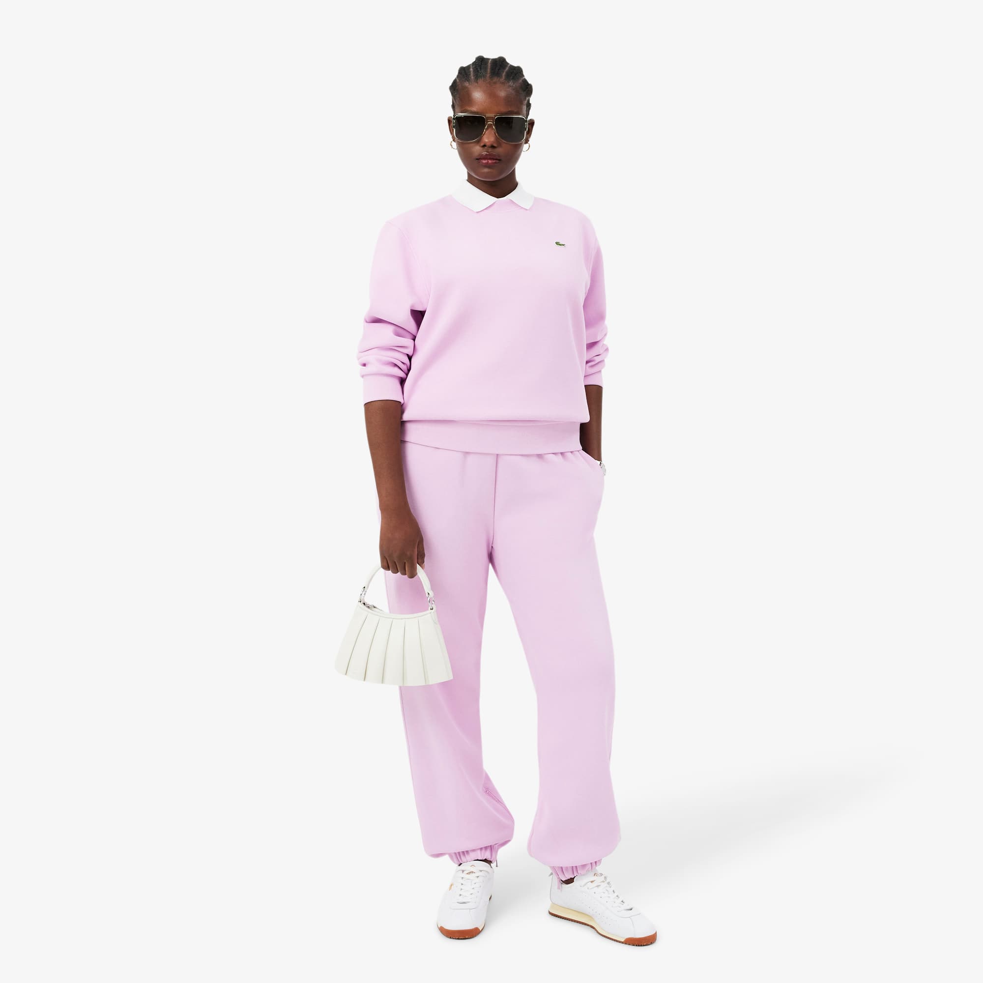Women's Piqué Sweatpants - Pink