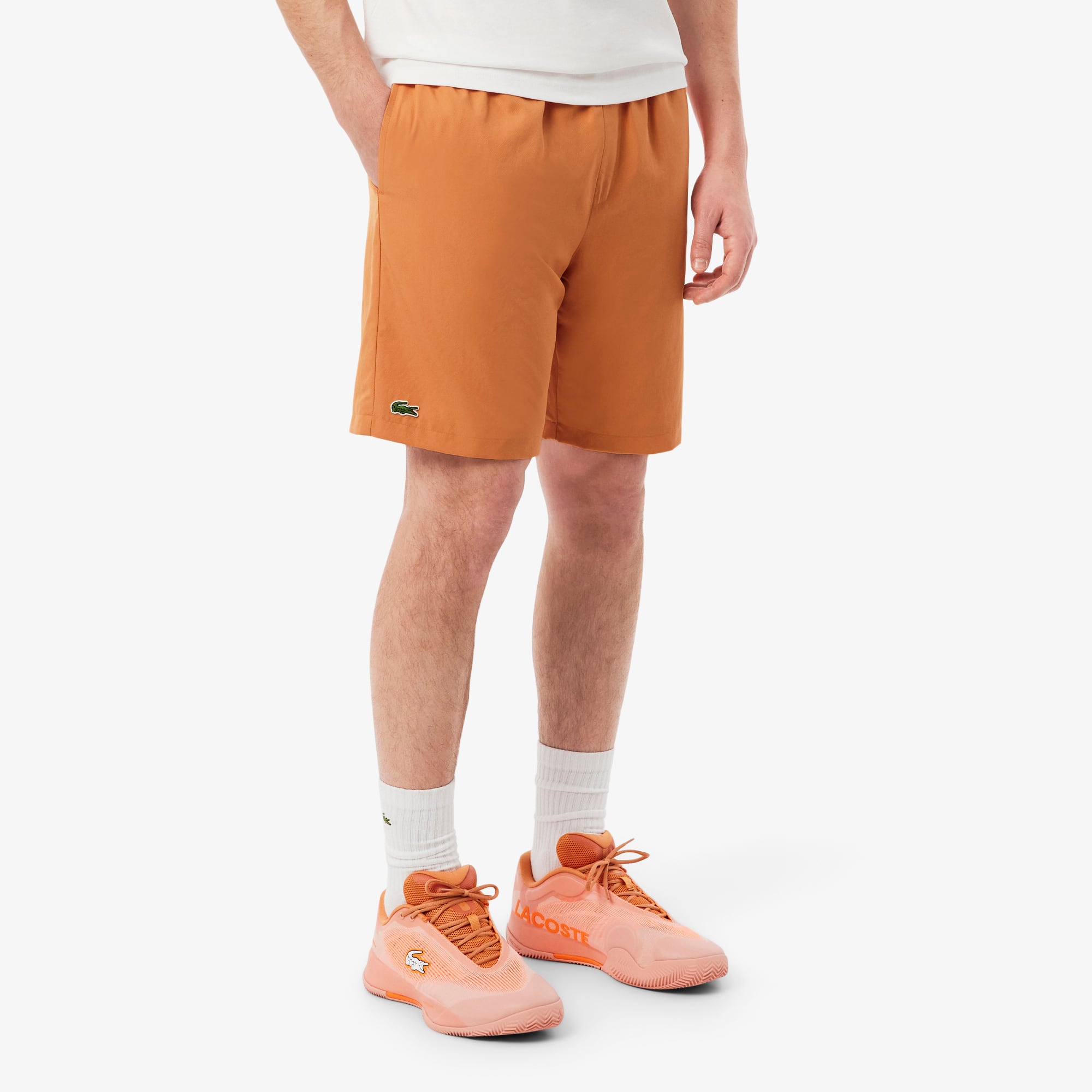 Men's Lightweight Tennis Shorts - Orange