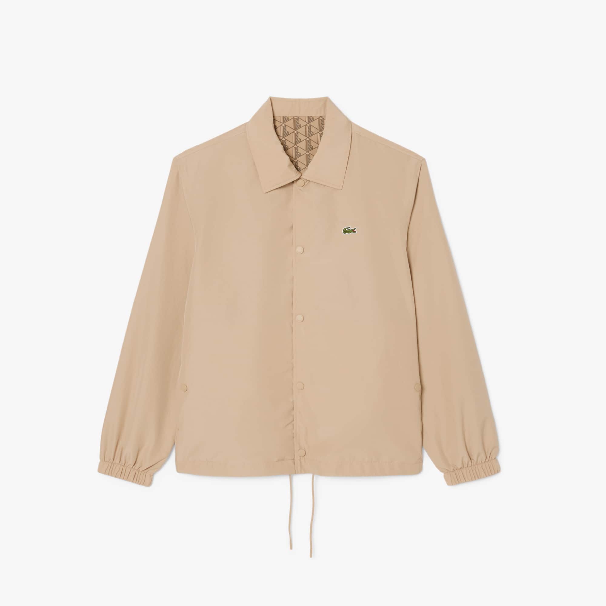 Men's Reversible Monogram Jacket - Beige