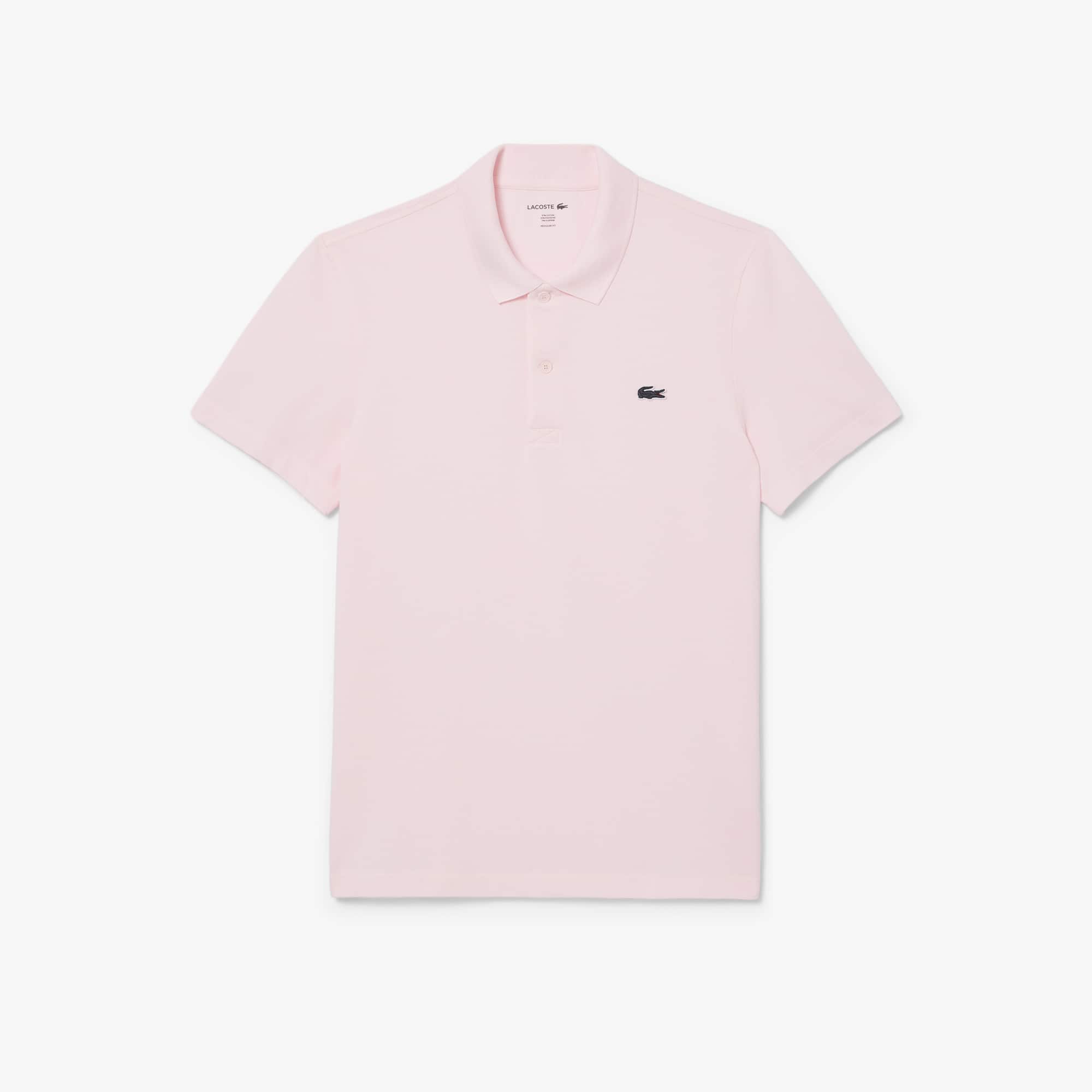 Men's Regular Fit Cotton Blend Polo - Light Pink