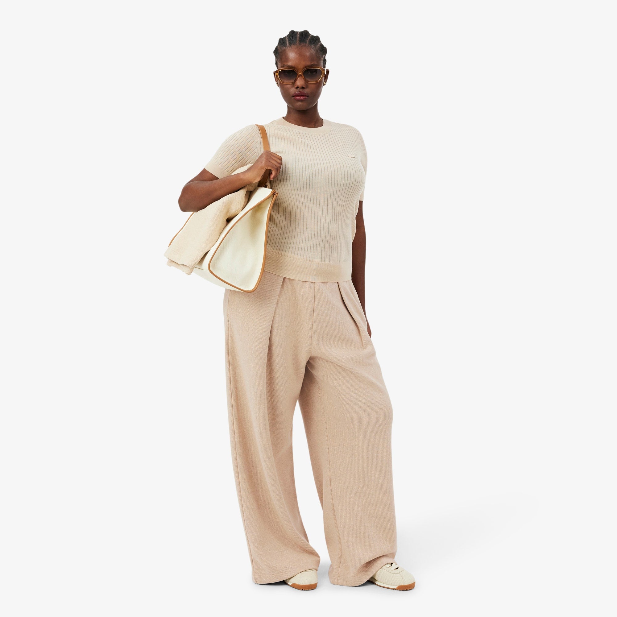 Wide Fit Sweatpants - Marron