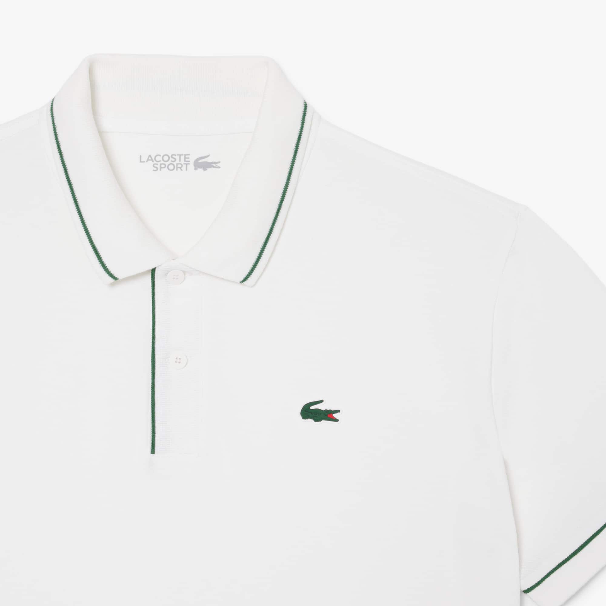 Heat Regulating Mini Piqué Golf Polo - White