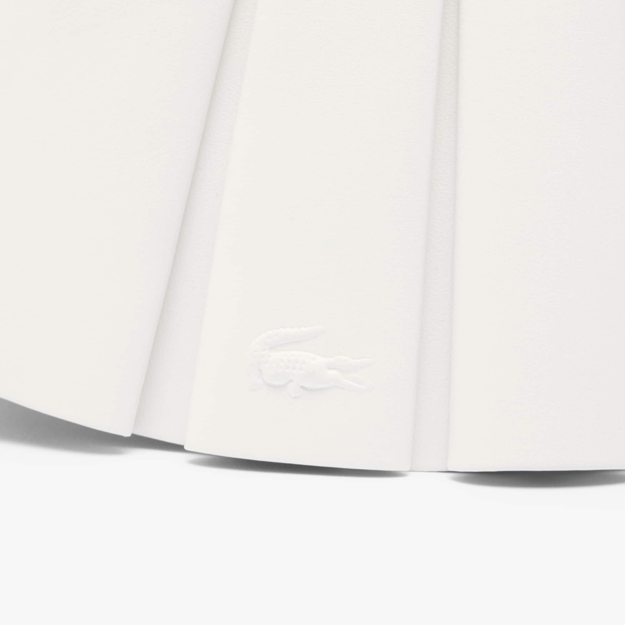 Mini Lenglen Leather Bag - Bright white