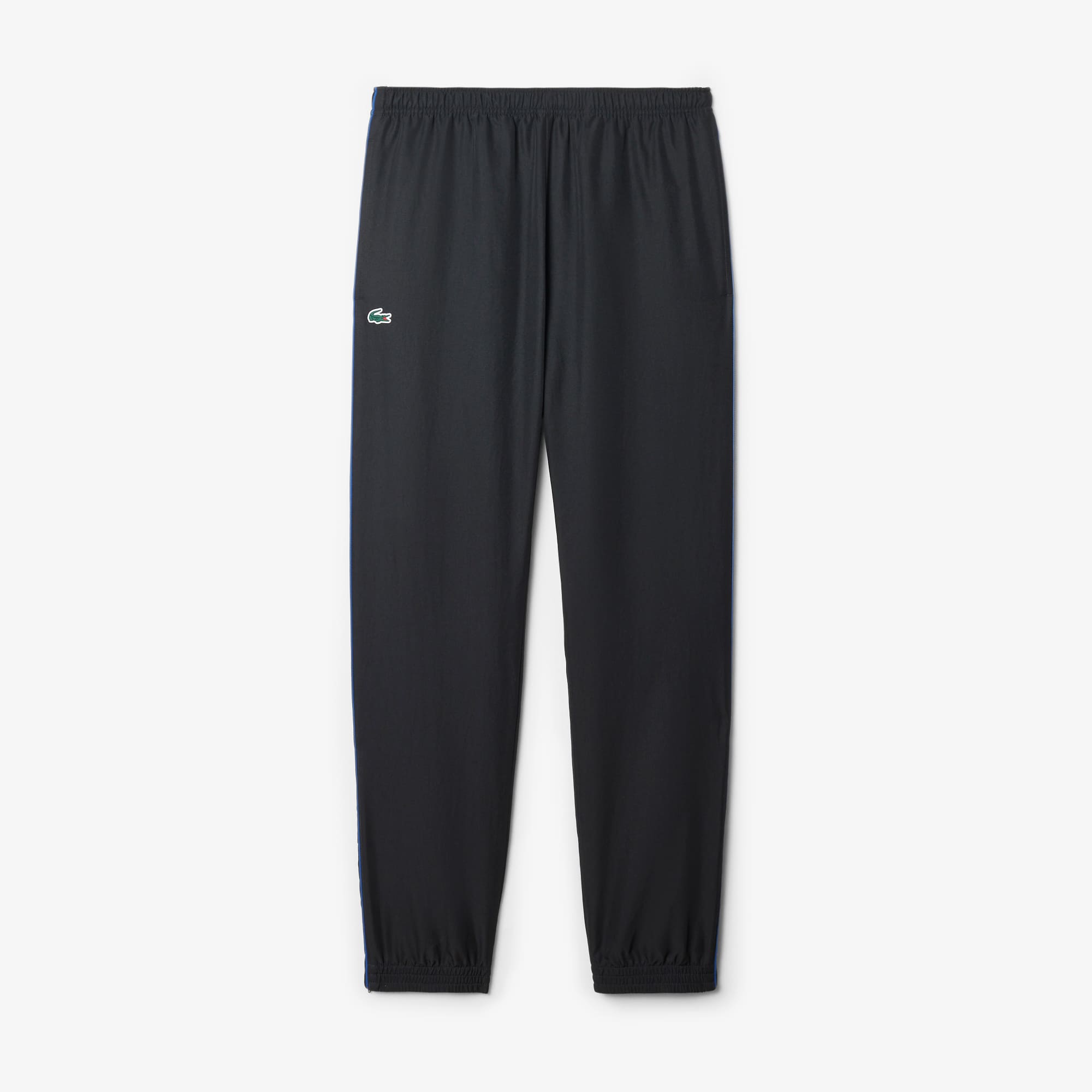 Men's Tennis Printed Tracksuit Pants - Black