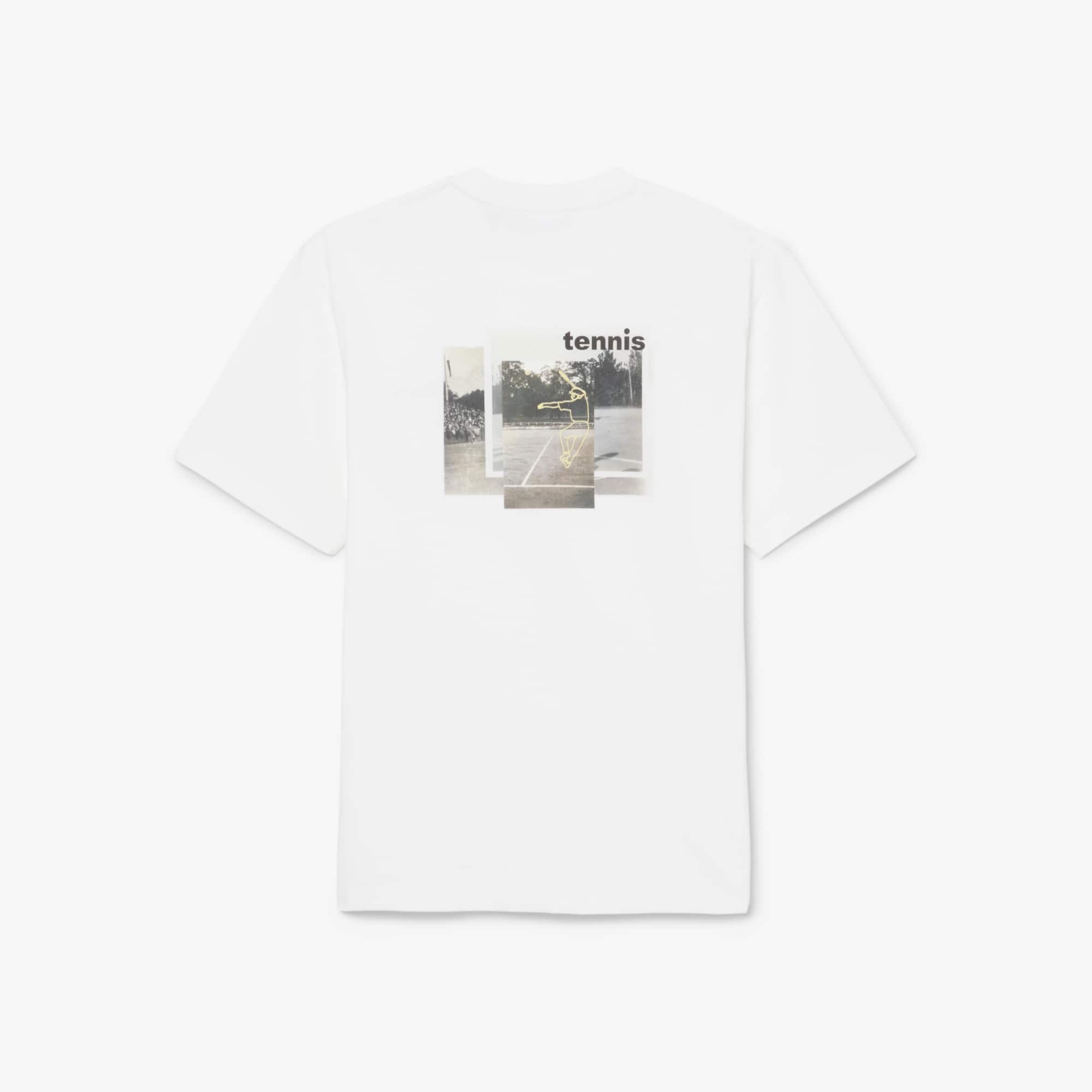 Print Cotton T-Shirt - White