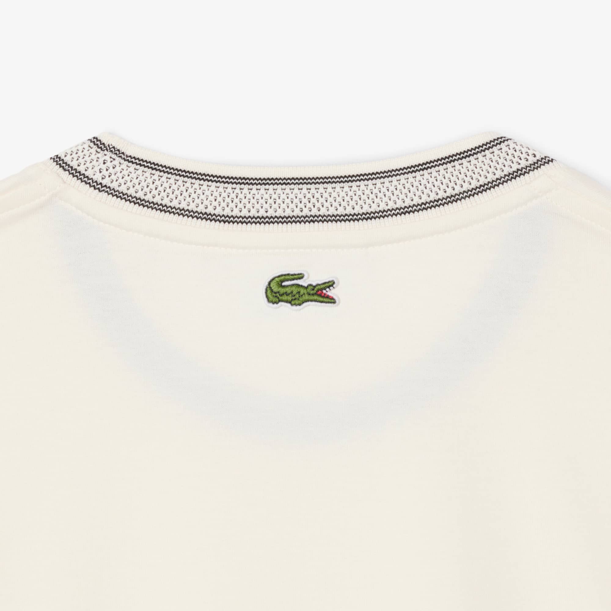 Made In France Badge Accent T-Shirt - Cream