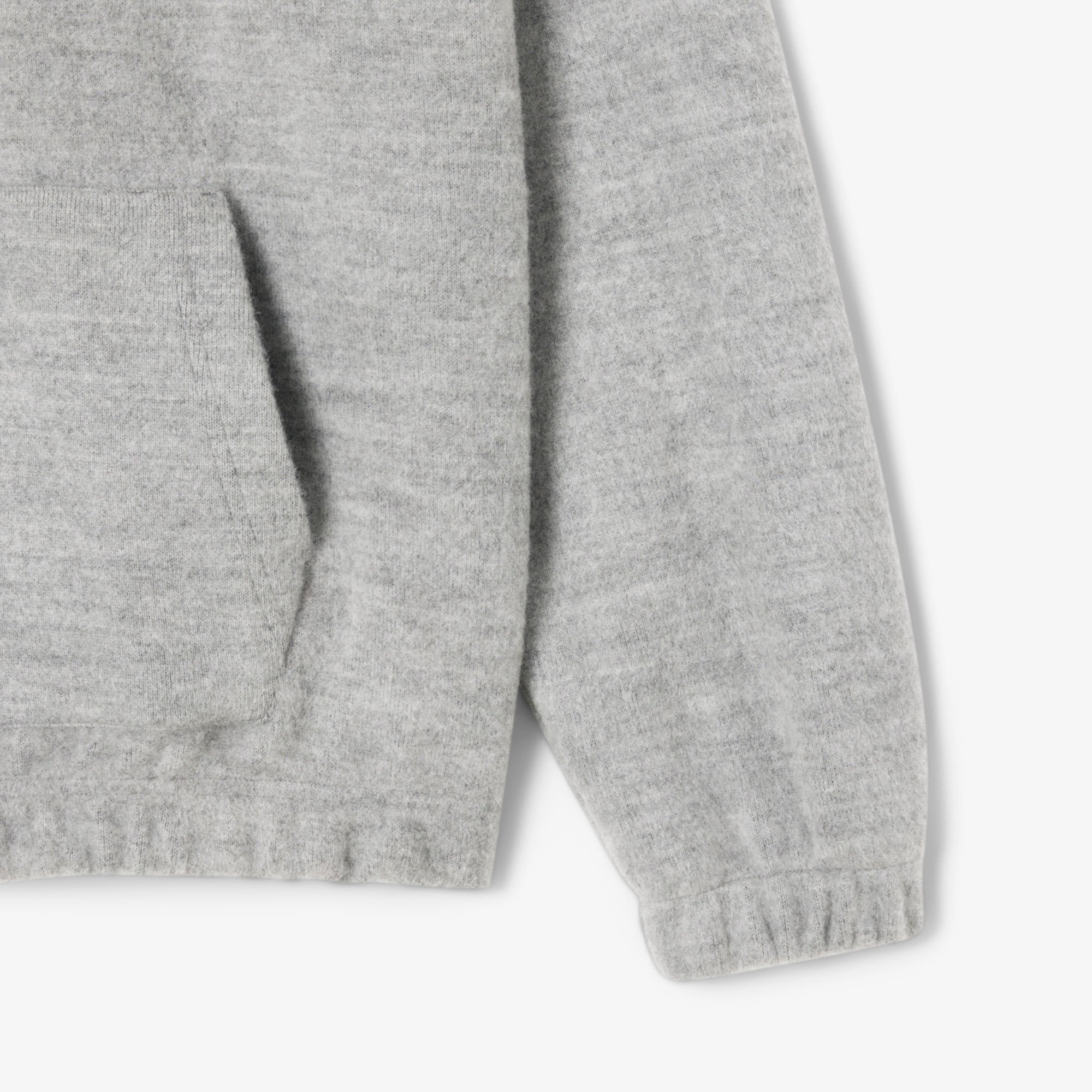 Men's Embroidered Signature Hoodie - Grey Chine