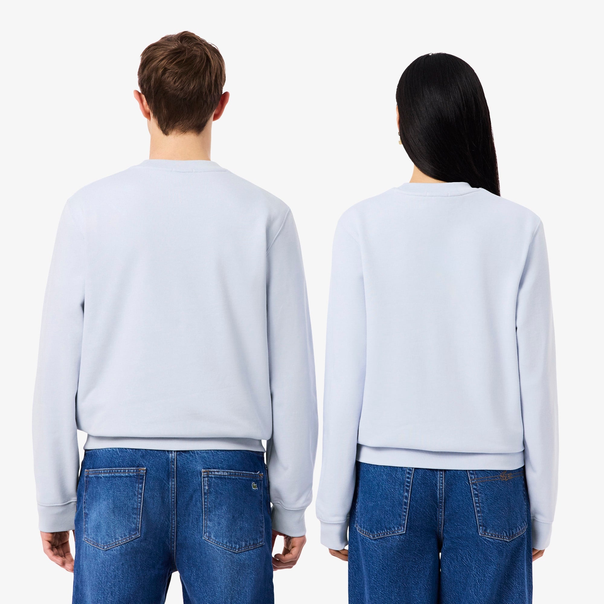 Embossed Fleece Sweatshirt - Phoenix blue
