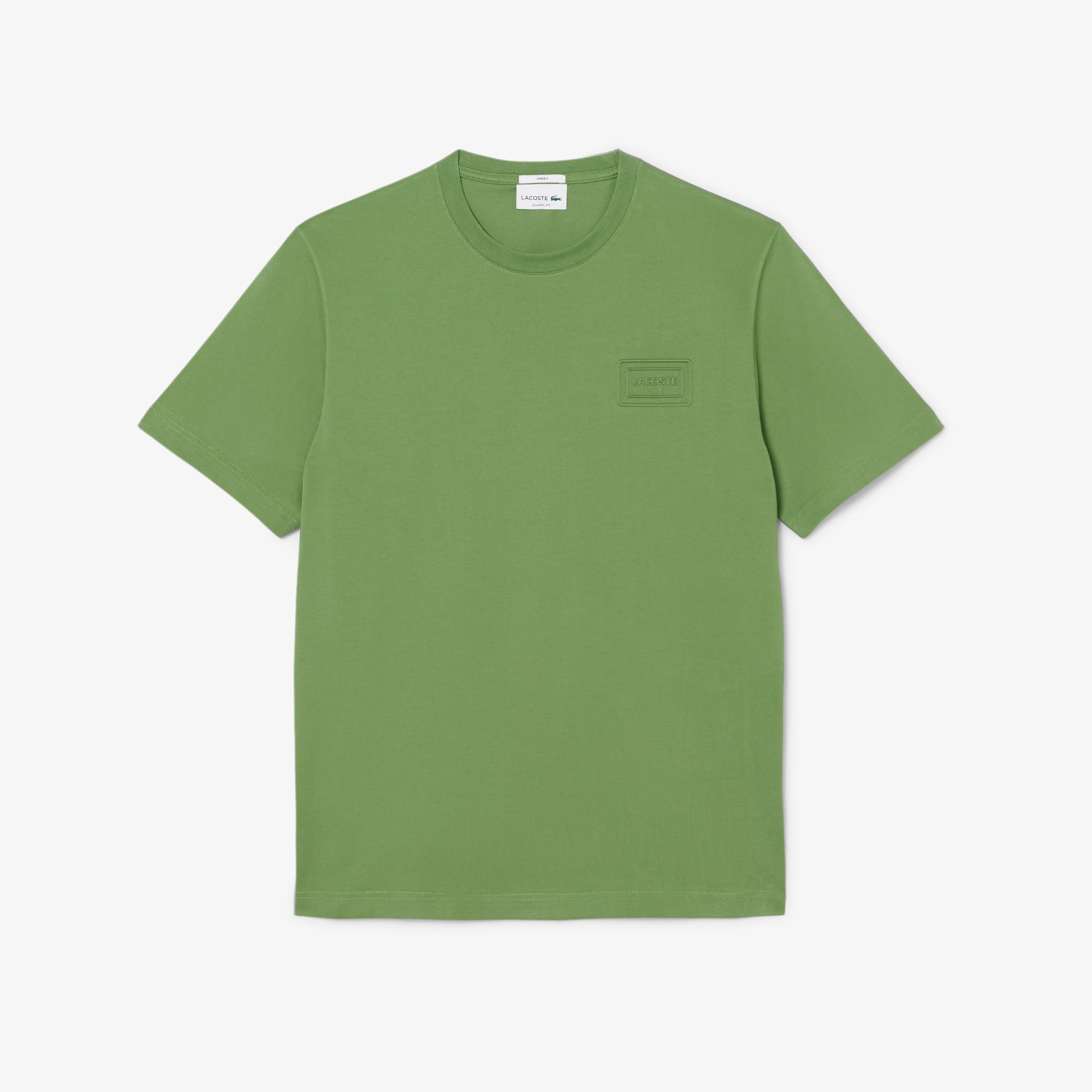 Embossed Branding Jersey T-Shirt - Green