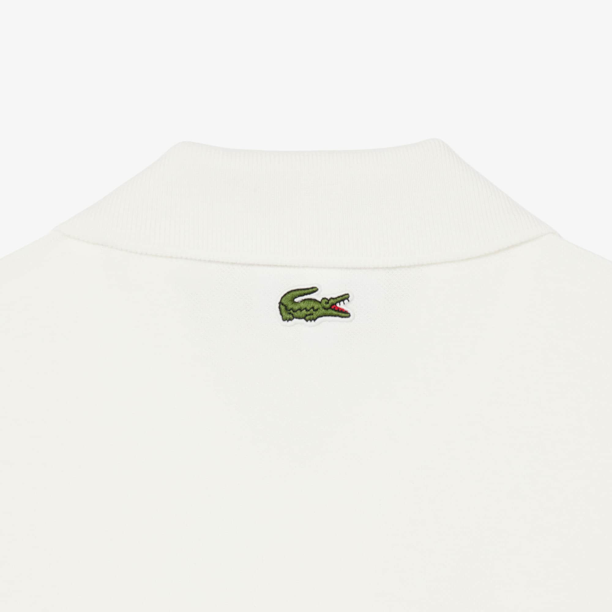 Classic Fit Embossed Branding Polo - White