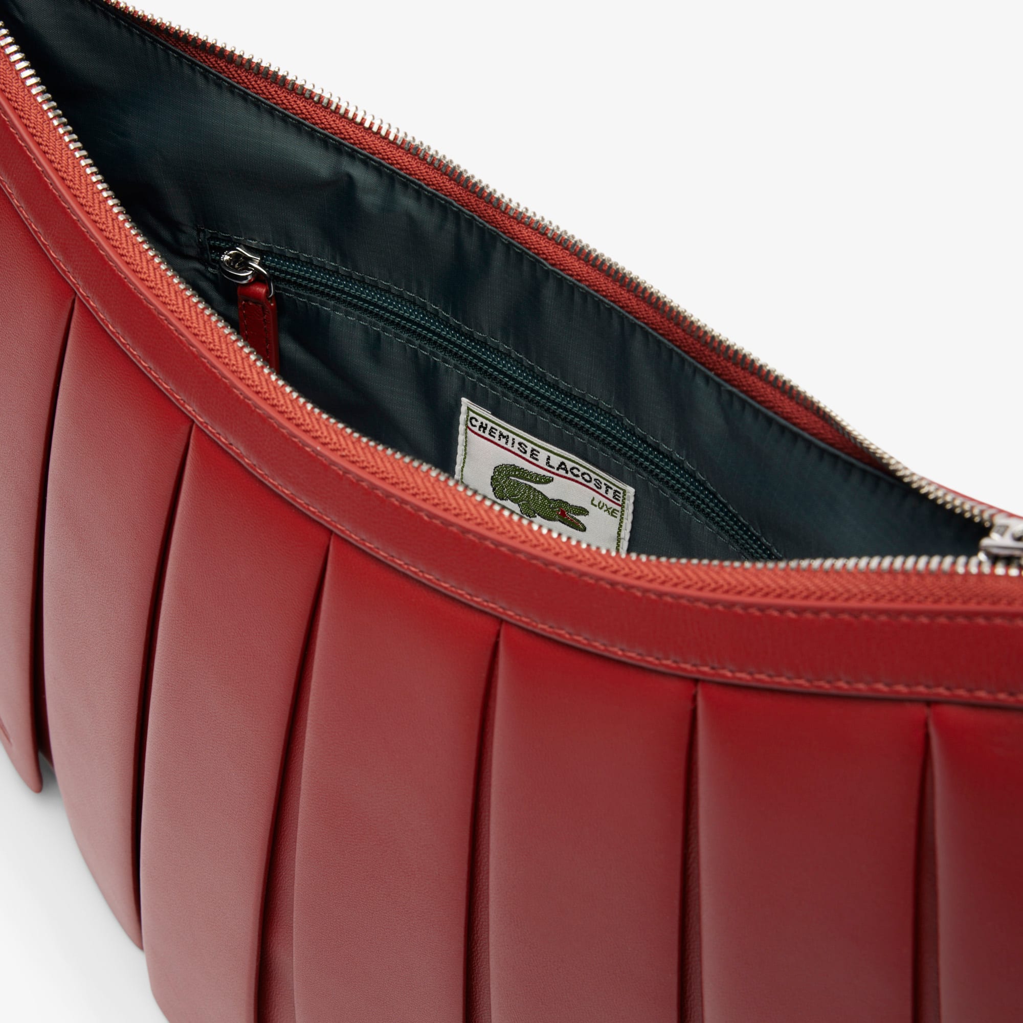 Large Lenglen Leather Bag - Burnt henna