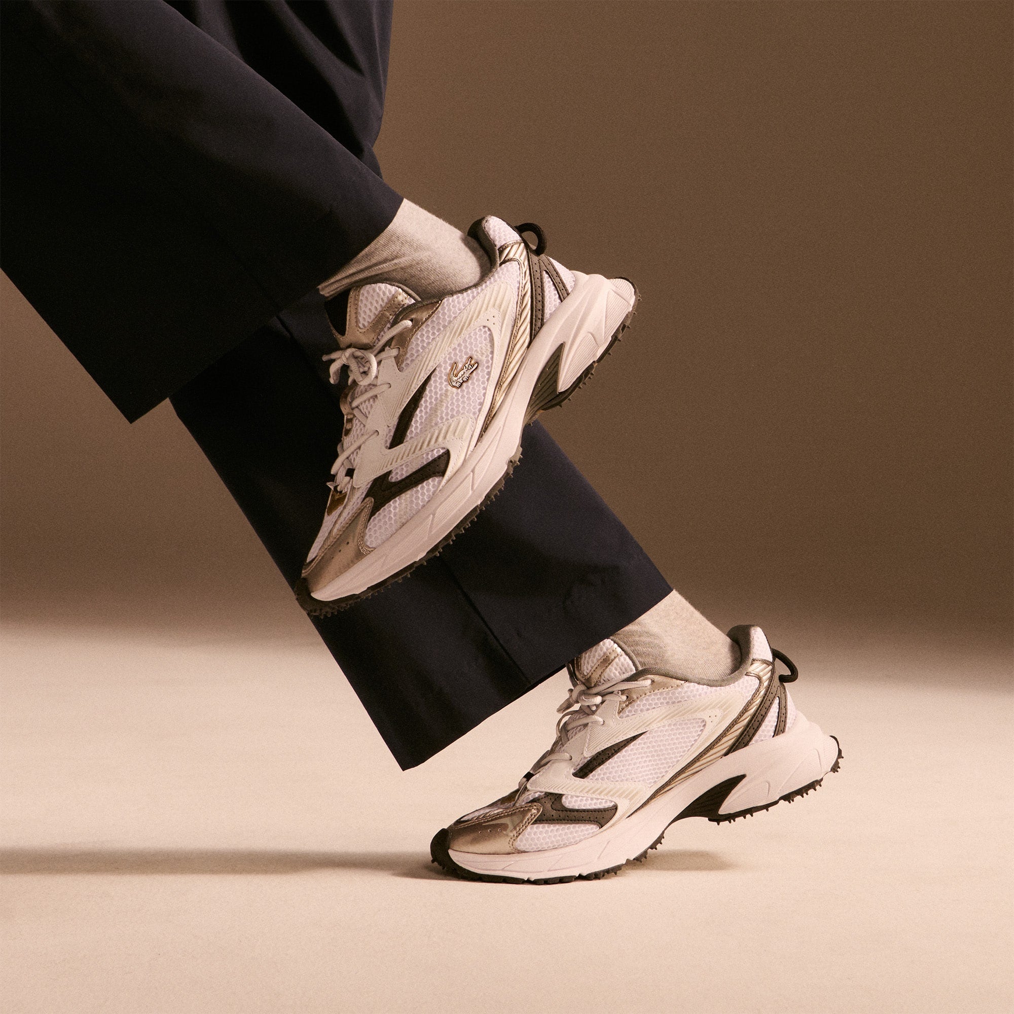 Men's L003 Neo Shot Sneakers - WHT/SLV