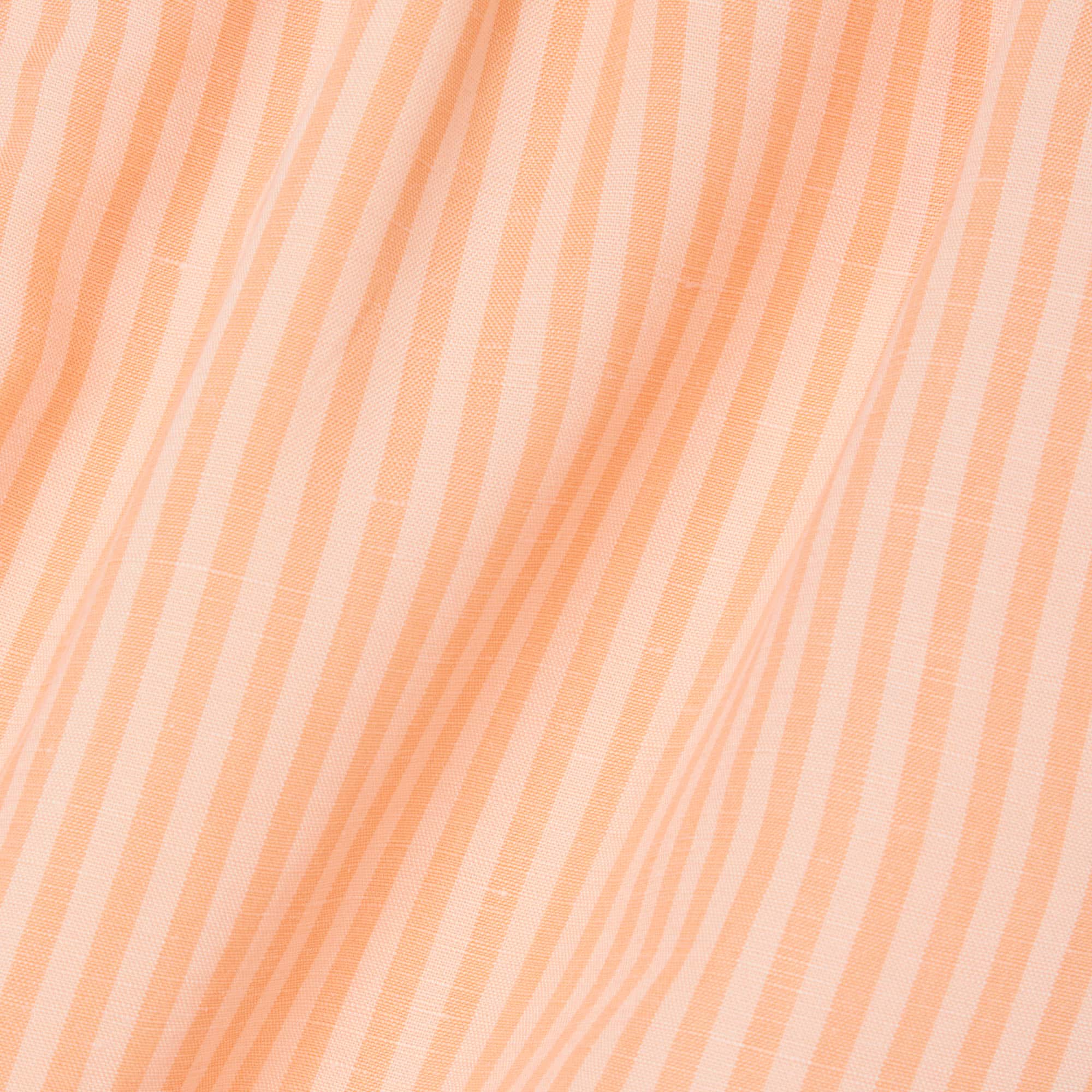Oversized Linen Blend Shorts - Rose / Orange