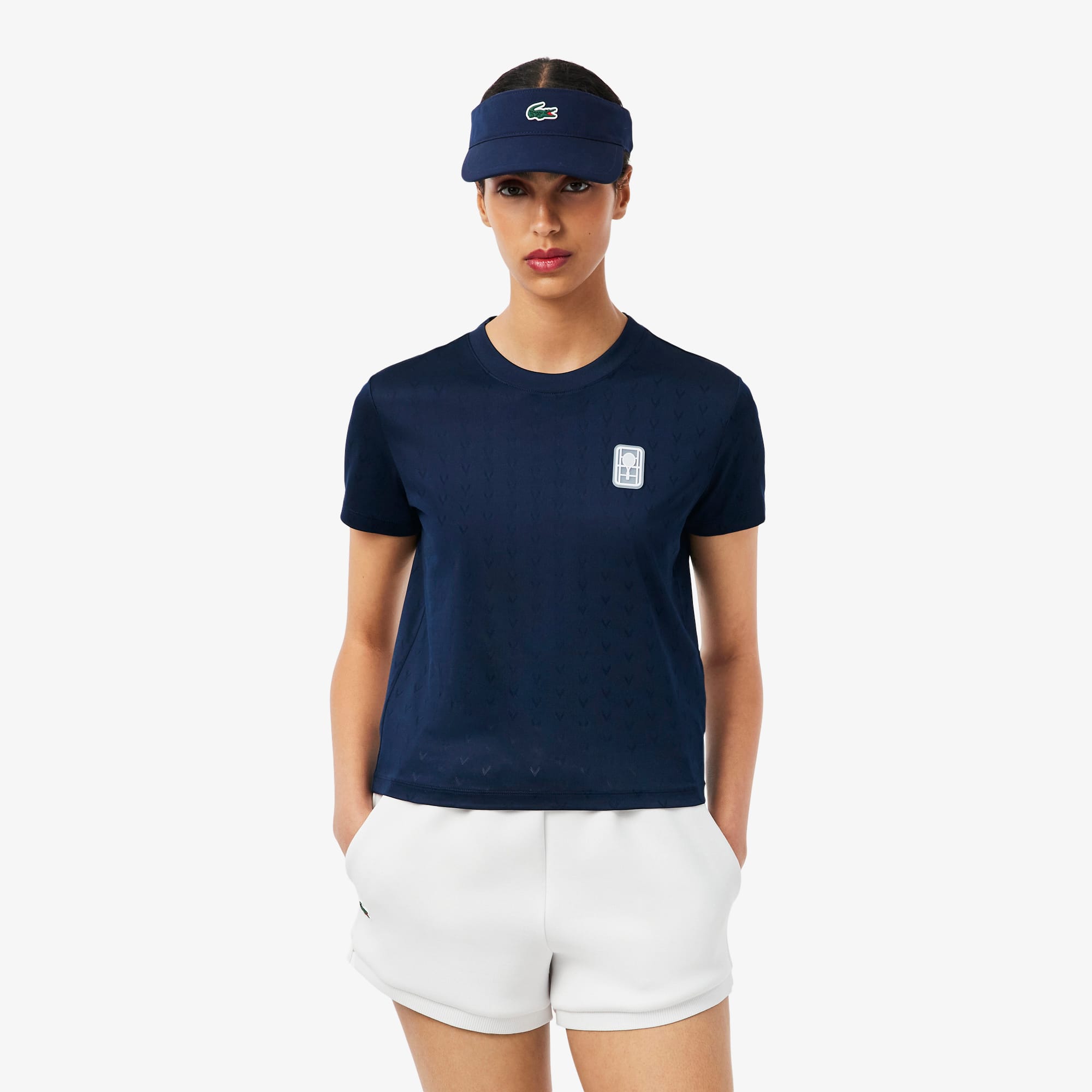 Tennis Slim Fit Ultra Dry T-Shirt - Navy Blue