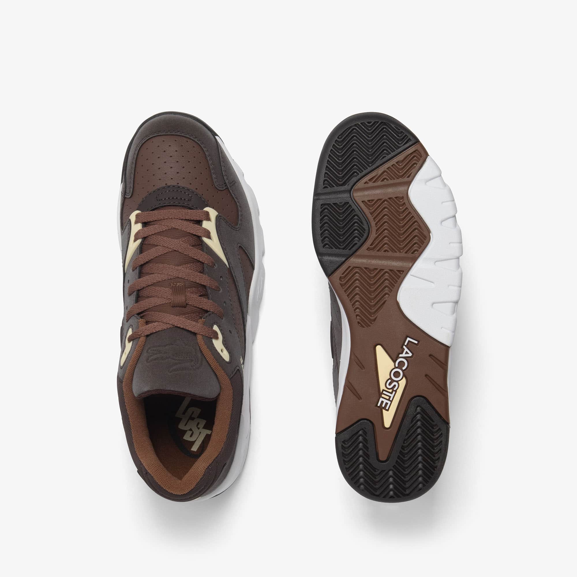 Men's Game Trainer Sneakers - DK BRW/WHT
