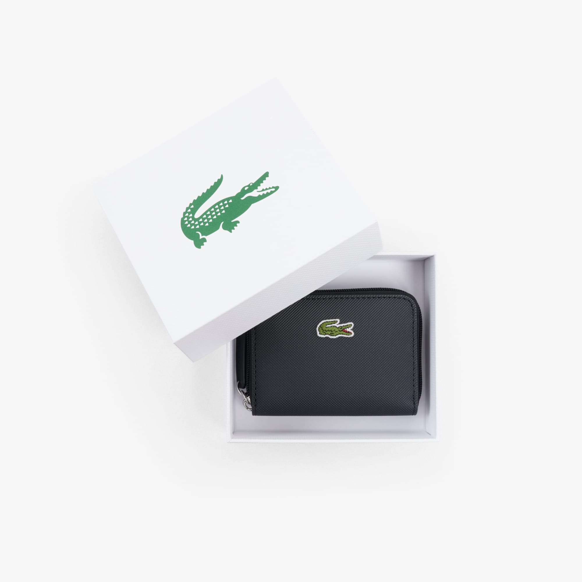 Mini Concept Zipped Coin Purse - Black