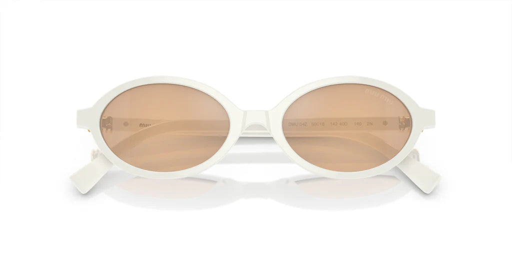 Miu Miu SMU04Z - (White/Orange Internal Silver Mirror)