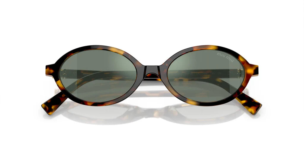 Miu Miu SMU04Z - (Honey Havana/Green Silver Mirror)