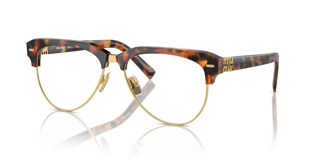 Miu Miu SMU09Z - (Cork Trotoise/Clear Blue Light Filter)