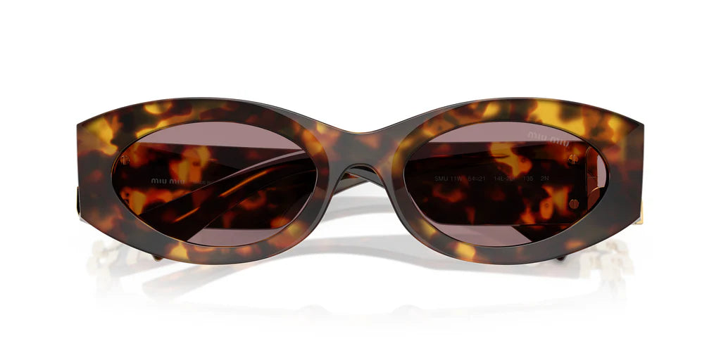 Miu Miu SMU11W - (Honey Havana/Light Purple Brown)