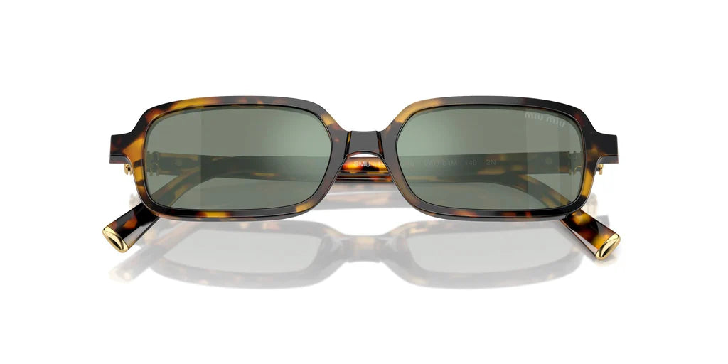 Miu Miu SMU11Z - (Honey Havana/Green Silver Mirror)