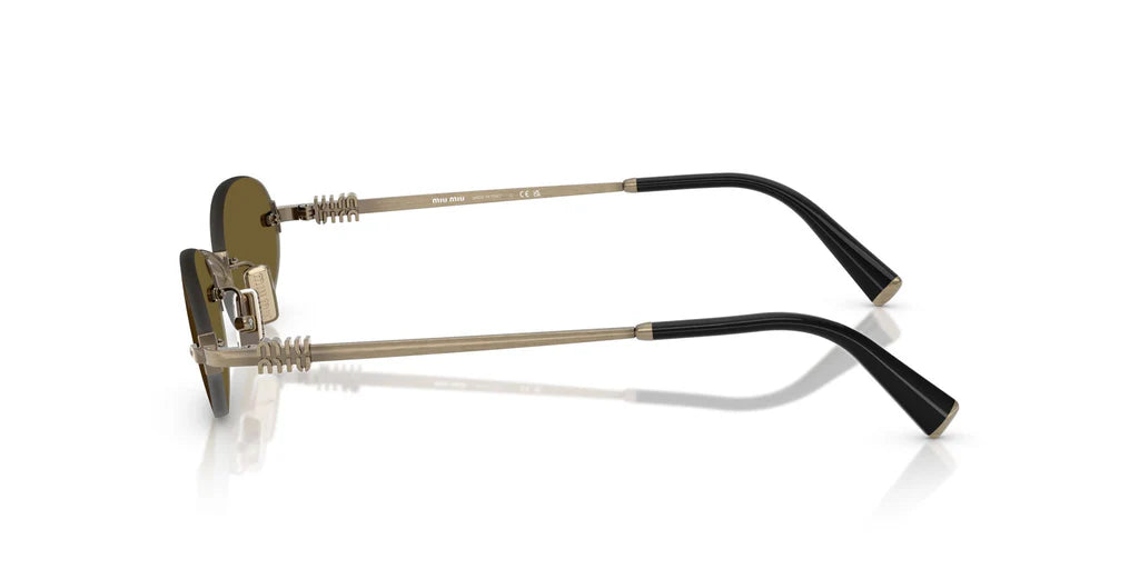 Miu Miu SMUA54S - (Old Gold/Dark Brown)