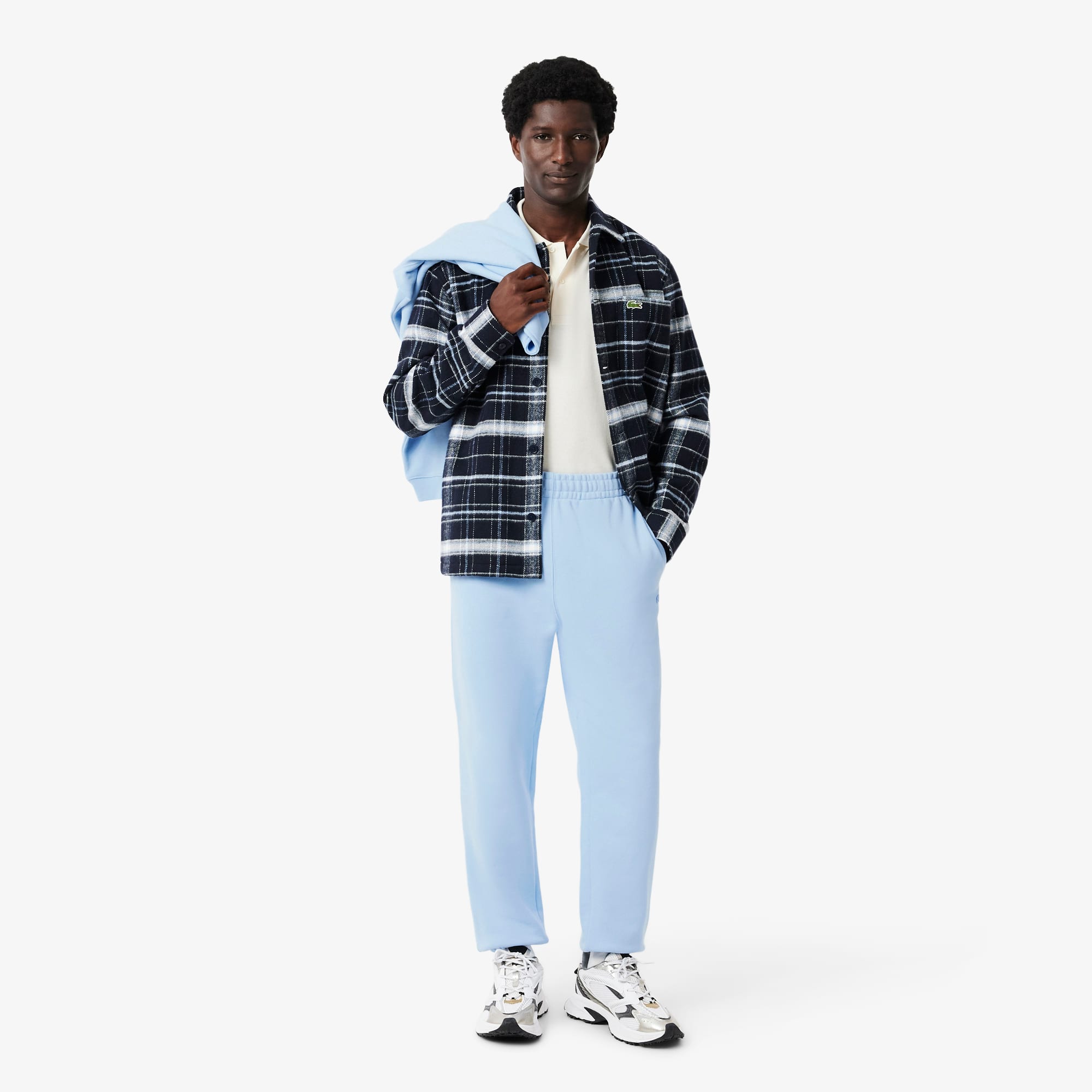 Unisex Fleece Sweatpants - Pastel blue