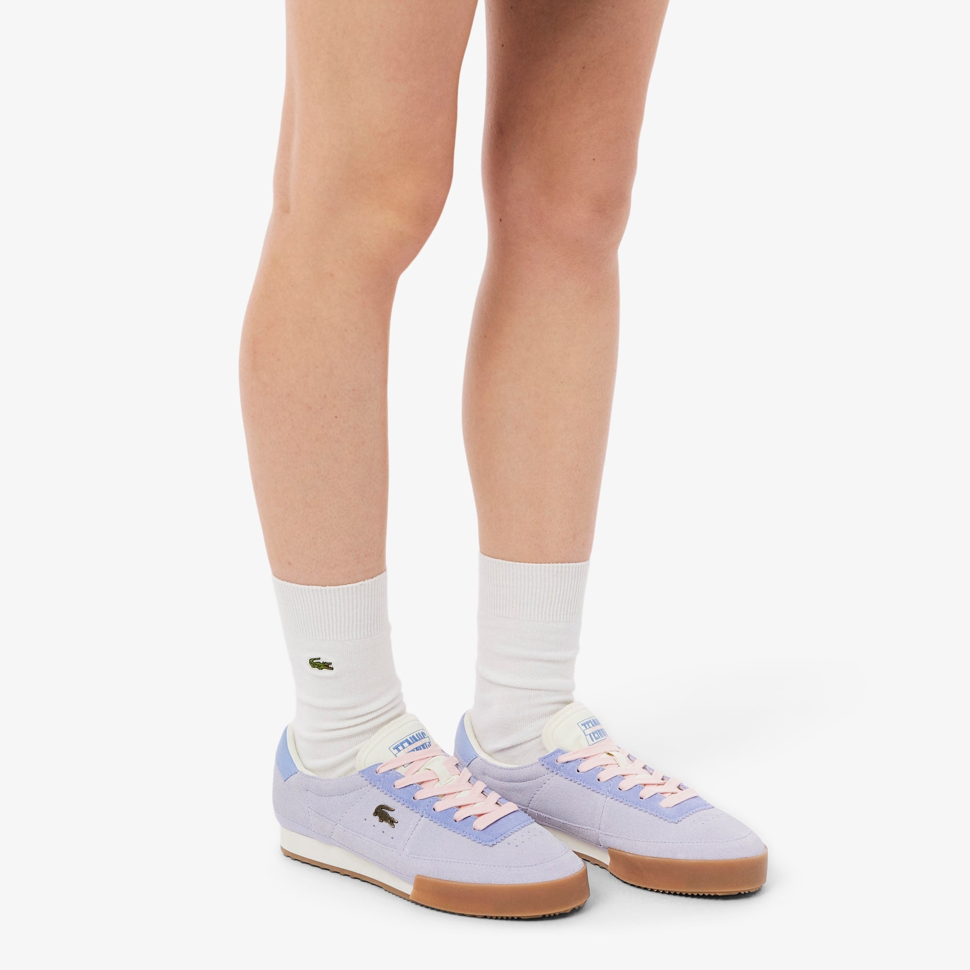 Women's Aura Suede Sneakers - LT BLU/LT GUM