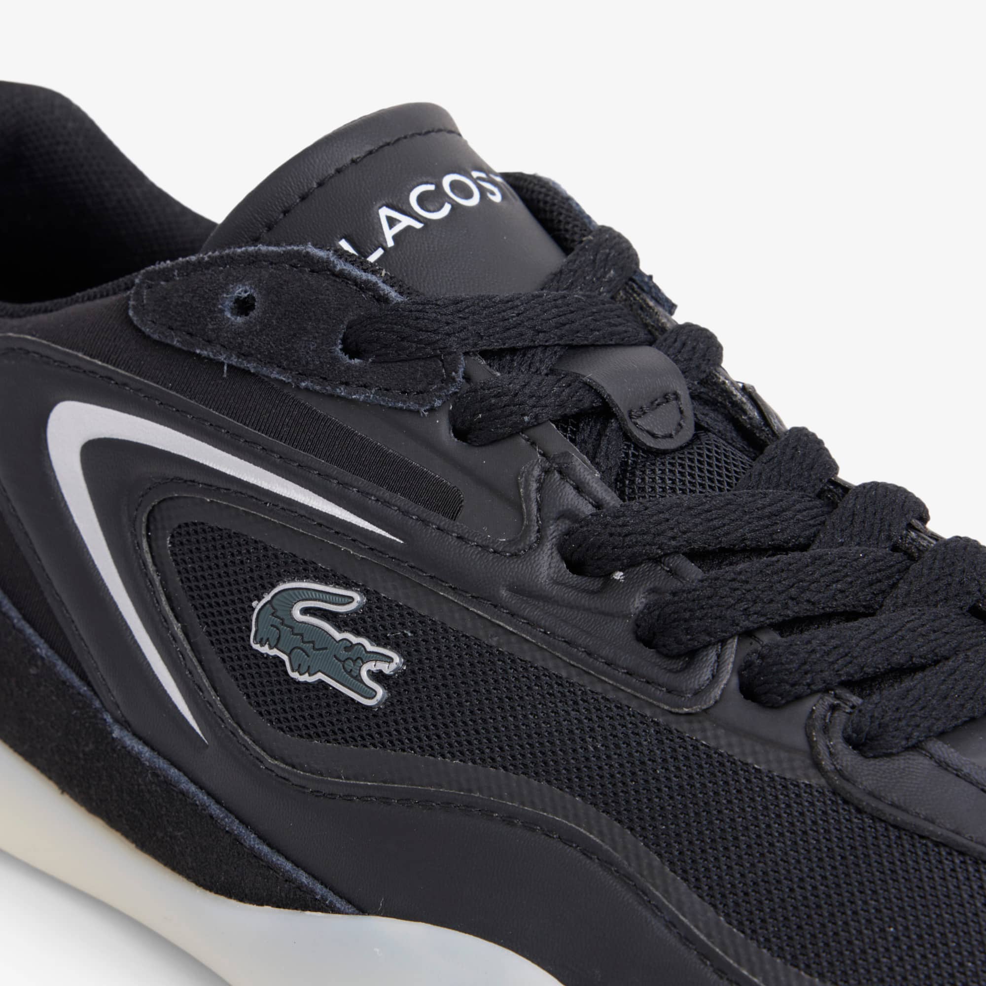 Women's Side Low Sneakers - BLACK/OFFWHITE