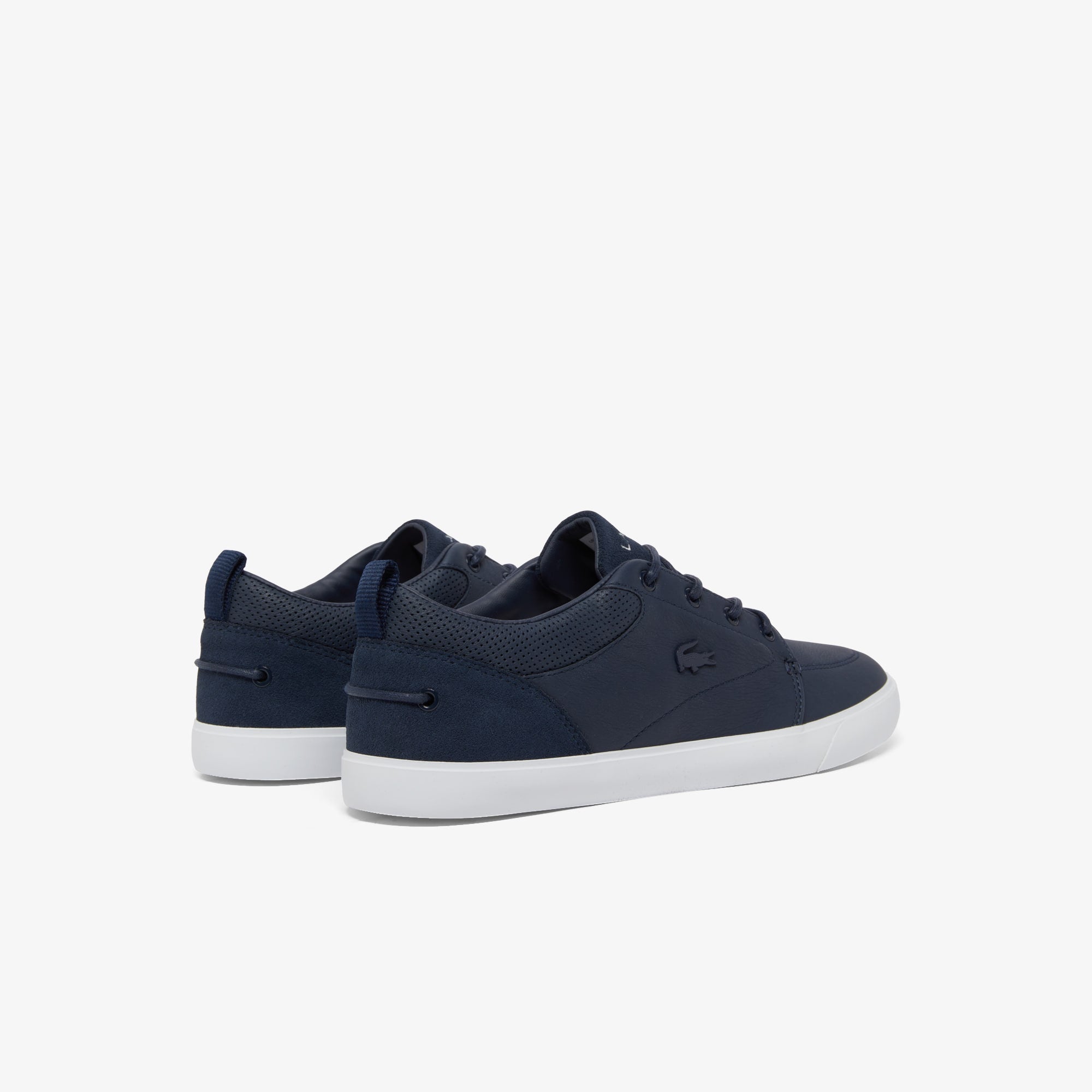 Men's Bayliss Leather Sneakers - NVY/WHT