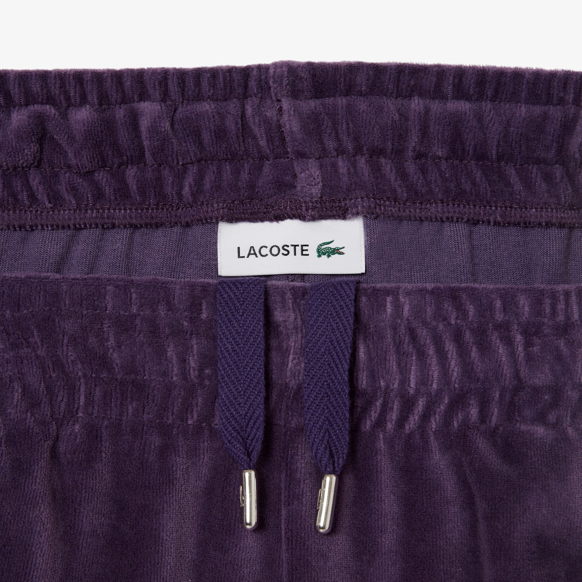 Women's Trim Accent Velour Sweatpants - Purple