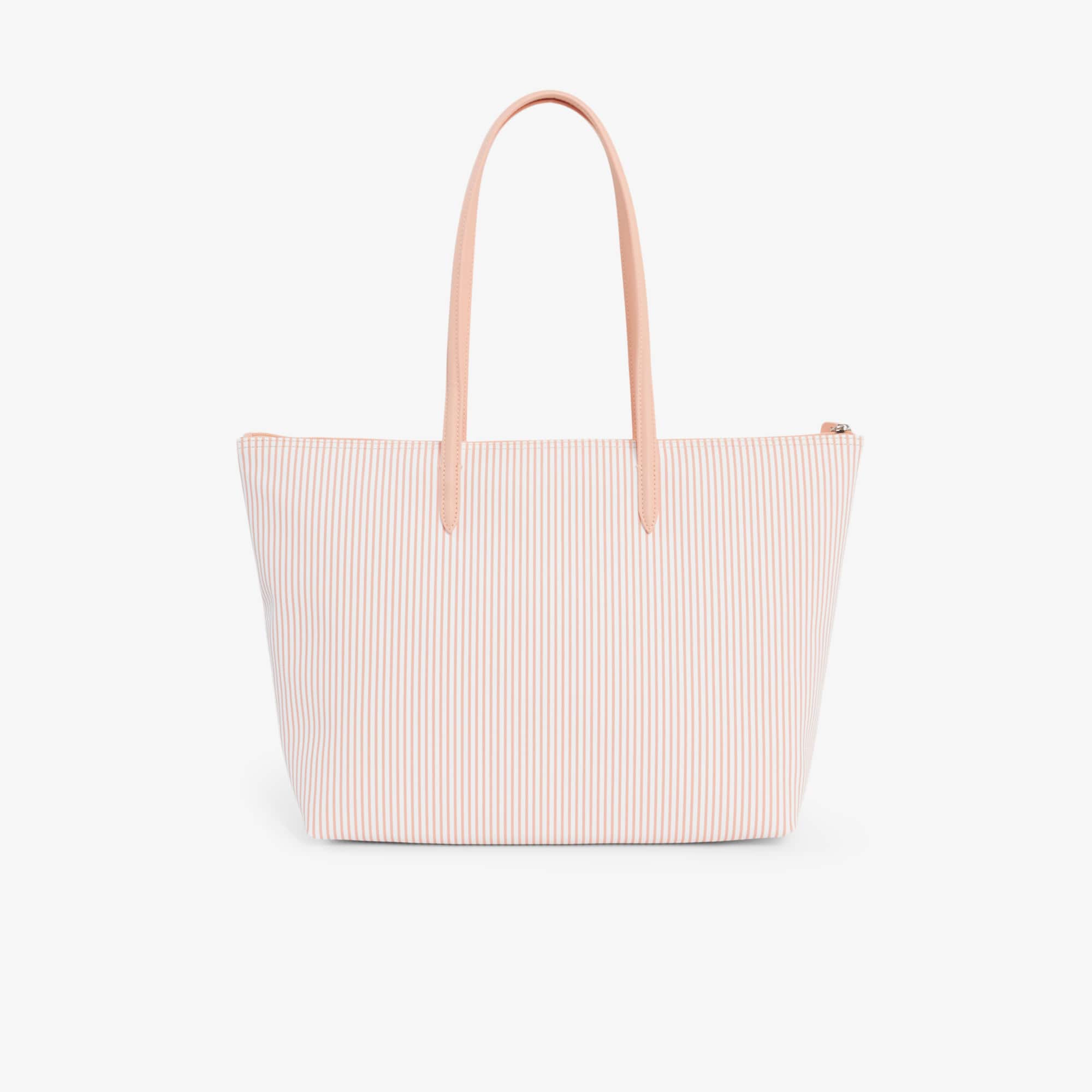 Large Striped Concept Tote - BLANC MIAMI