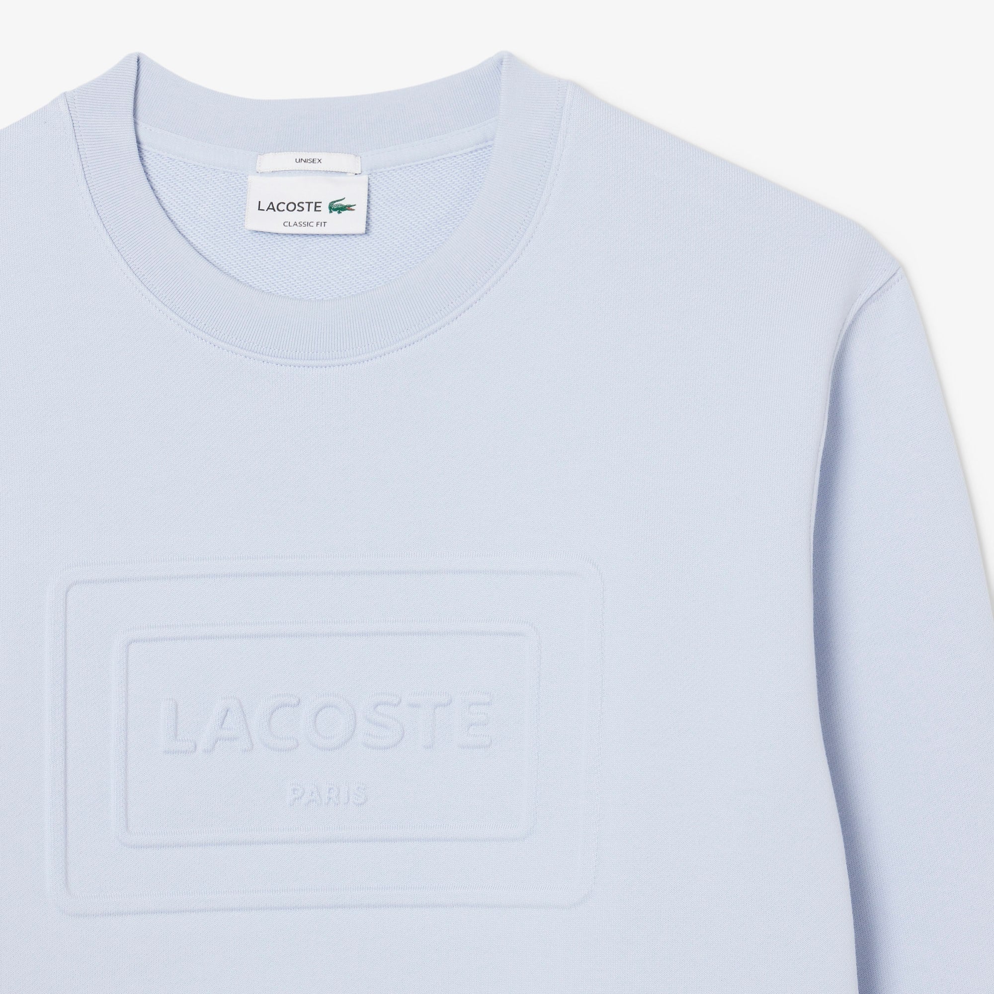 Embossed Fleece Sweatshirt - Phoenix blue