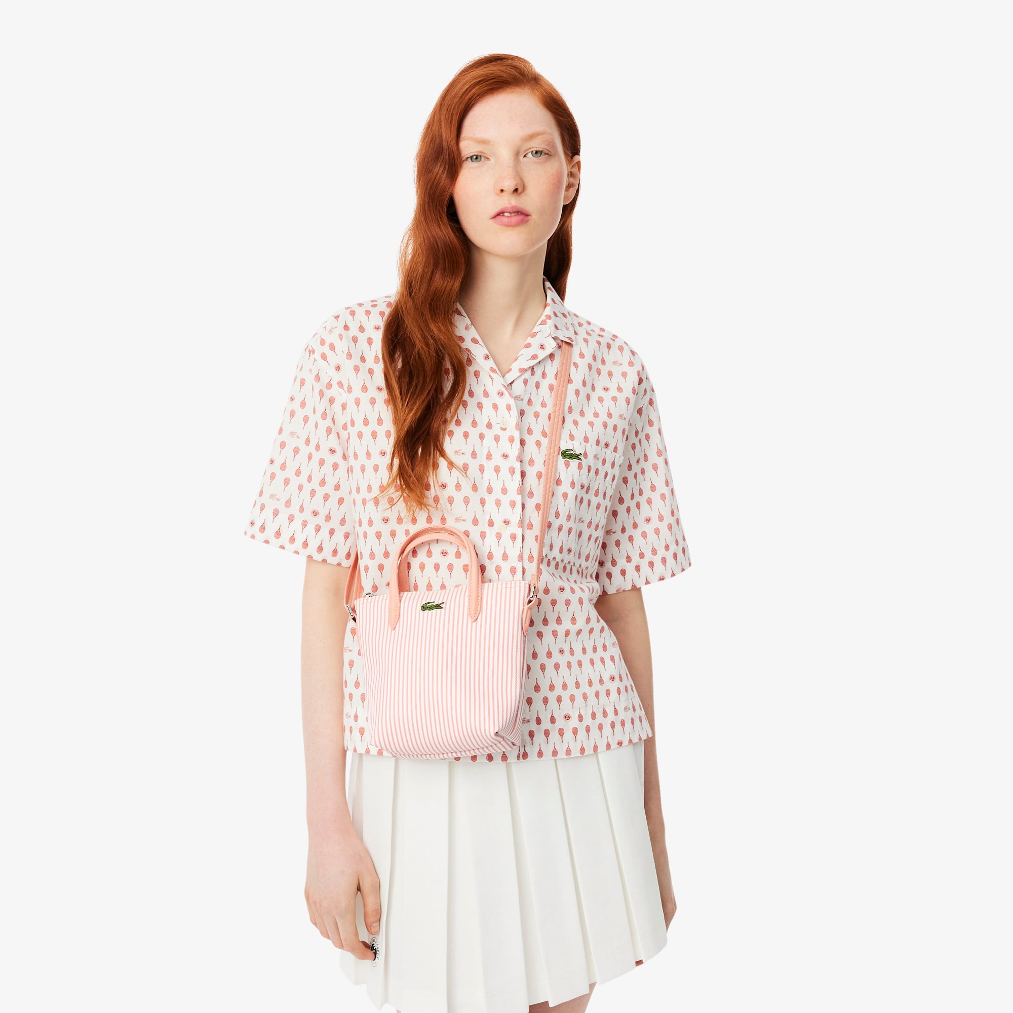 Mini Striped Concept Tote - BLANC MIAMI