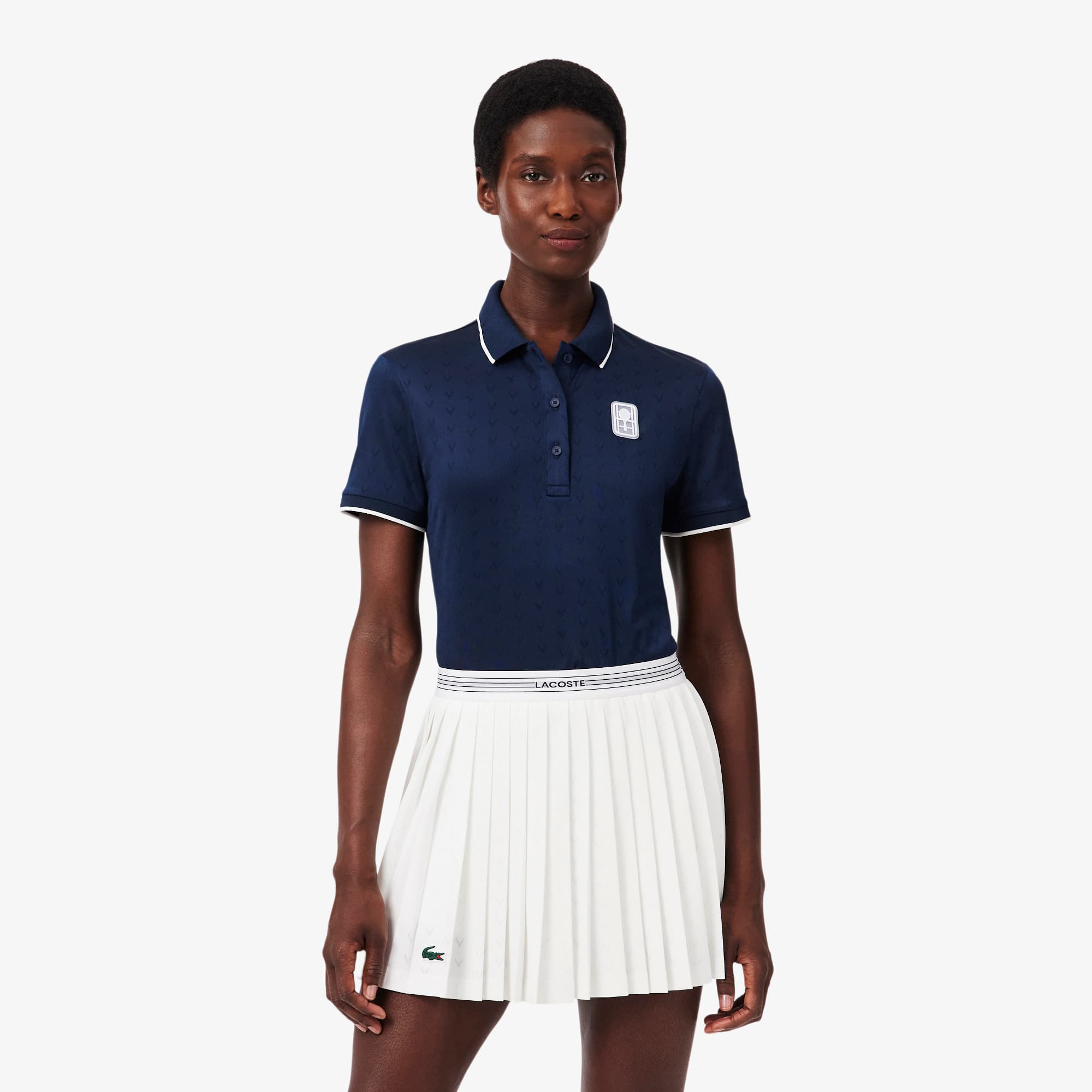 Tennis Heritage Ultra Dry Stretch Polo - Navy Blue