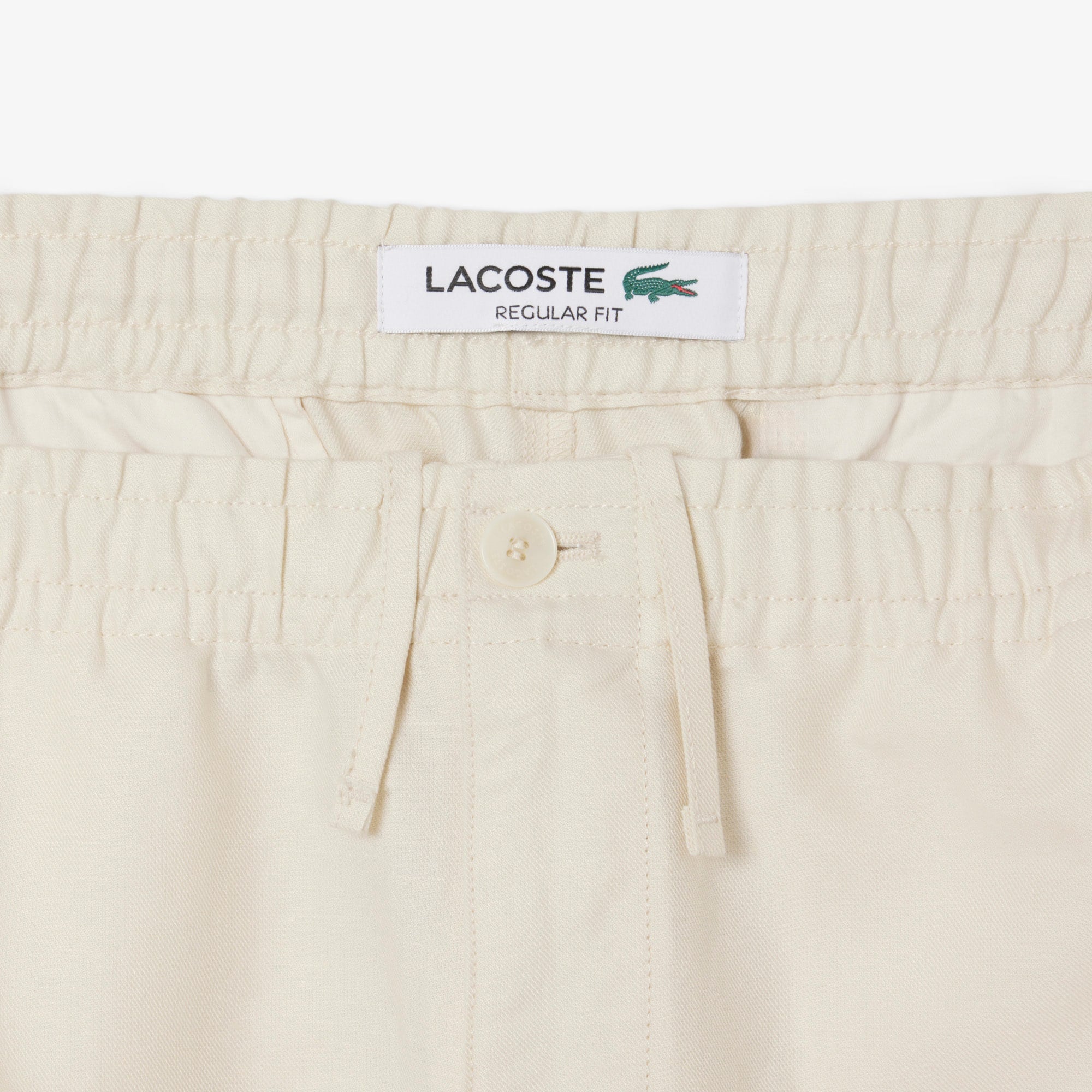 Men's Regular Fit Linen Twill Pants - Beige