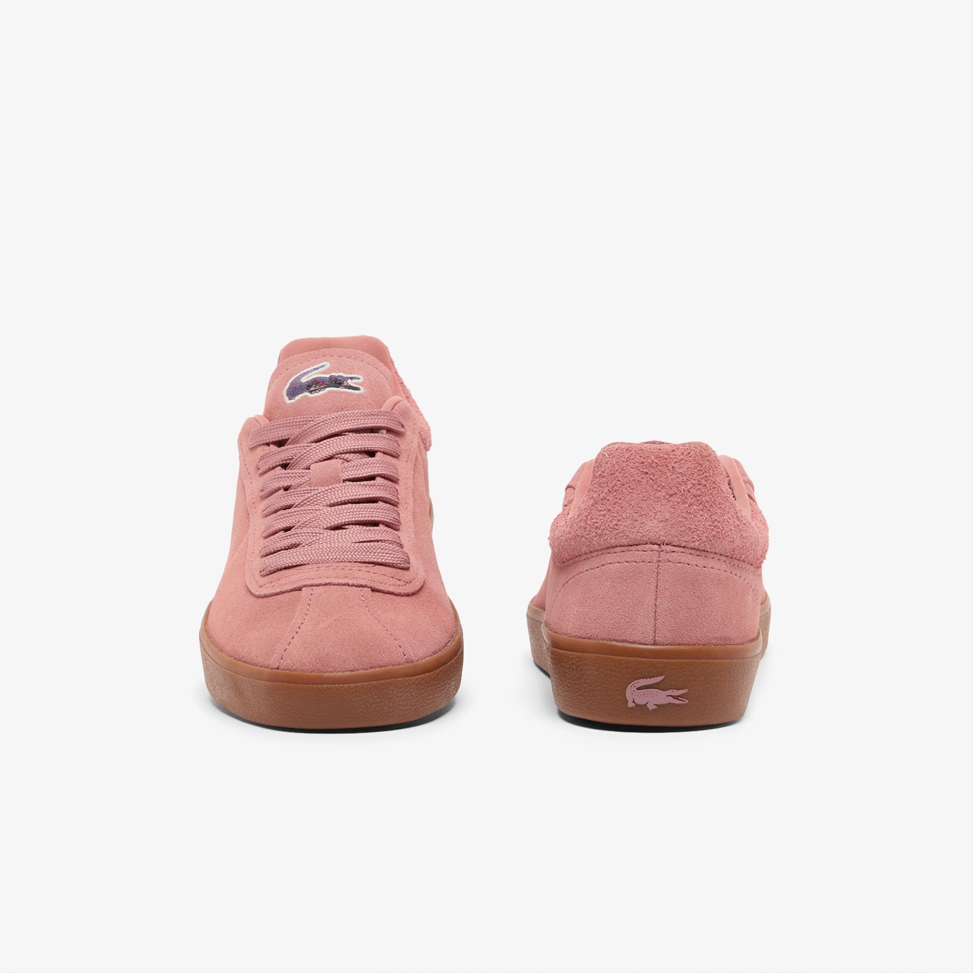 Women's Baseshot Leather Sneakers - PNK/GUM