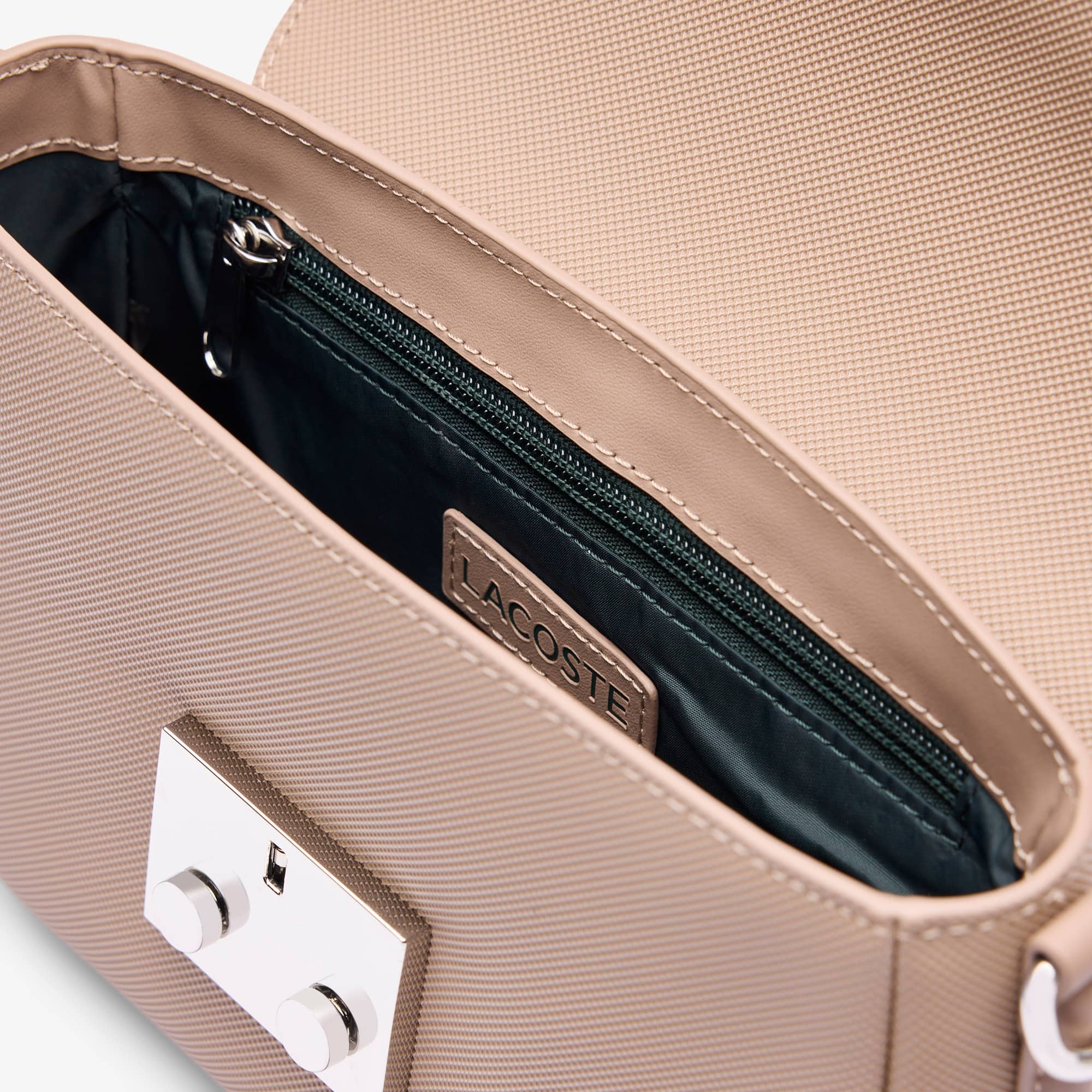 Flap Close Shoulder Bag - Taupe